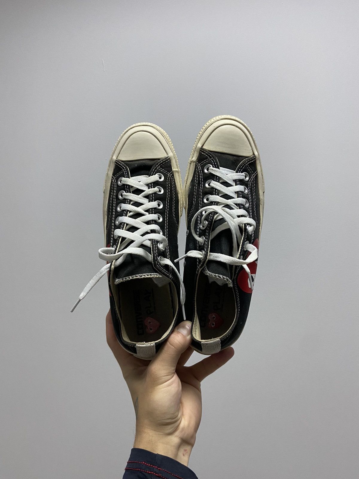 Comme des Garcons PLAY × Converse × Vintage Play Come Des Garcons x Converse Vintage Low Top Size US 9 / EU 42 - 9 Thumbnail
