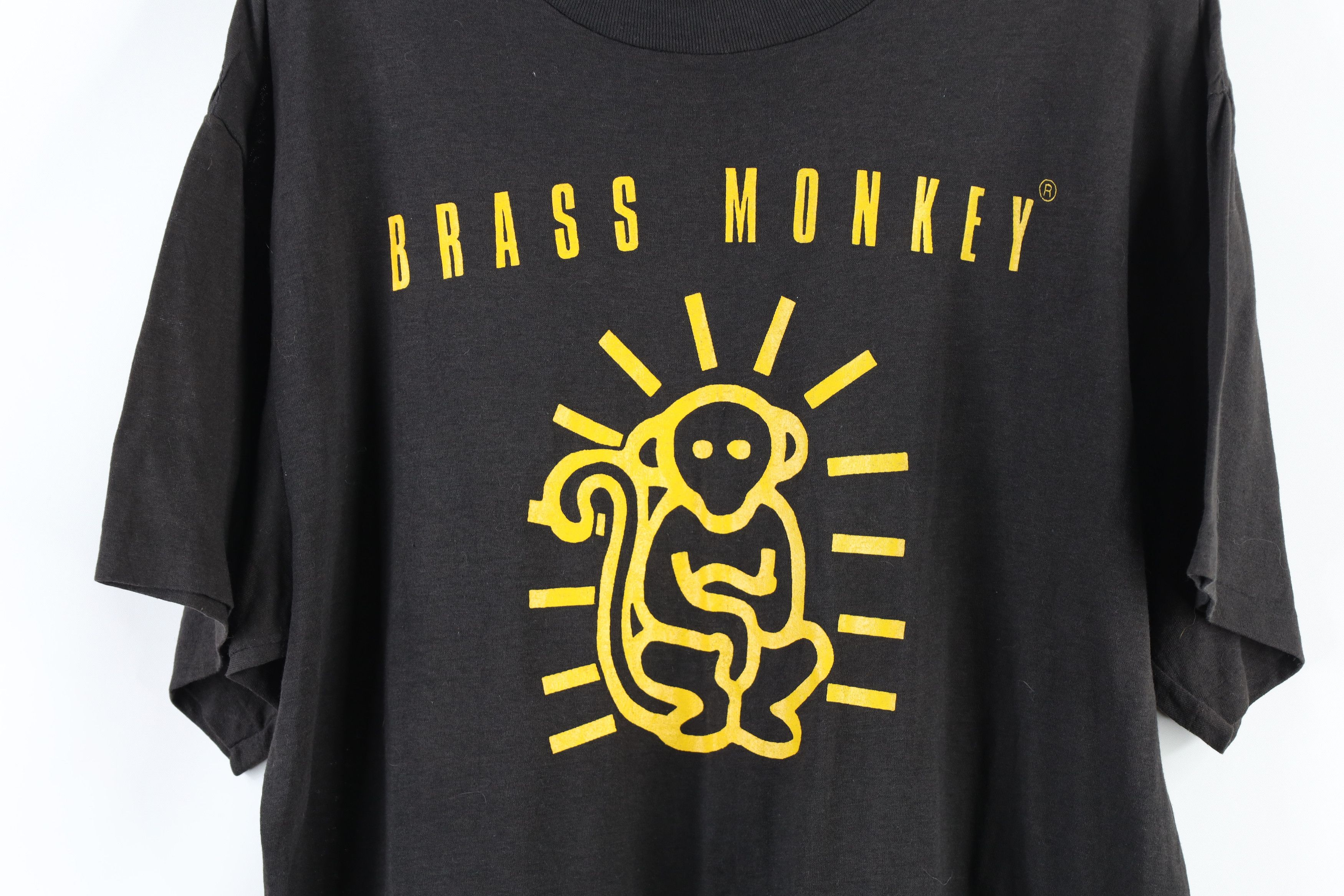Vintage Vintage 80s Beastie Boys Brass Monkey Band T-Shirt Black USA Size US XL / EU 56 / 4 - 4 Thumbnail