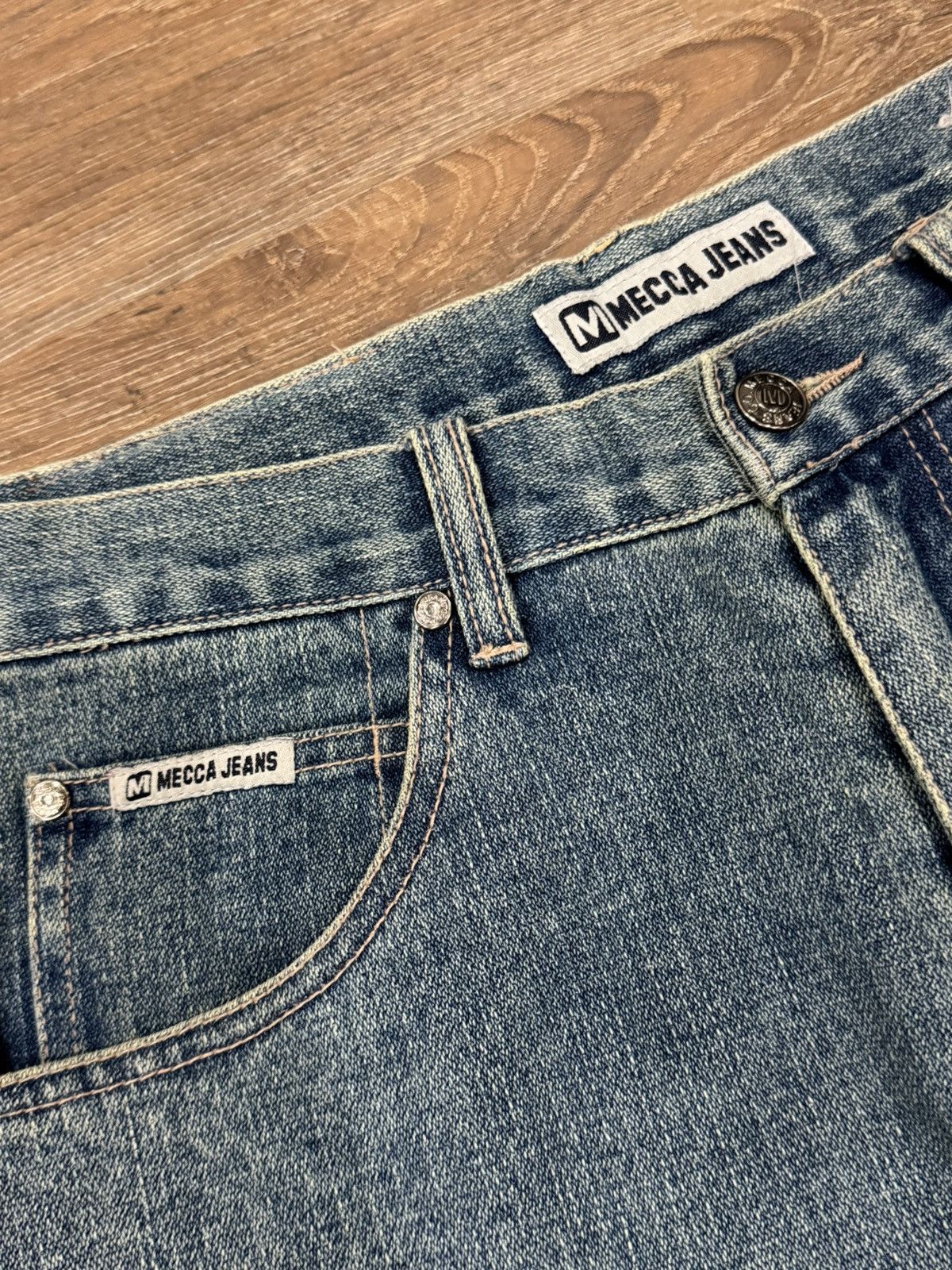 Mecca Vintage 90s/Y2K Mecca USA Baggy Denim Jeans Size US 32 / EU 48 - 11 Thumbnail