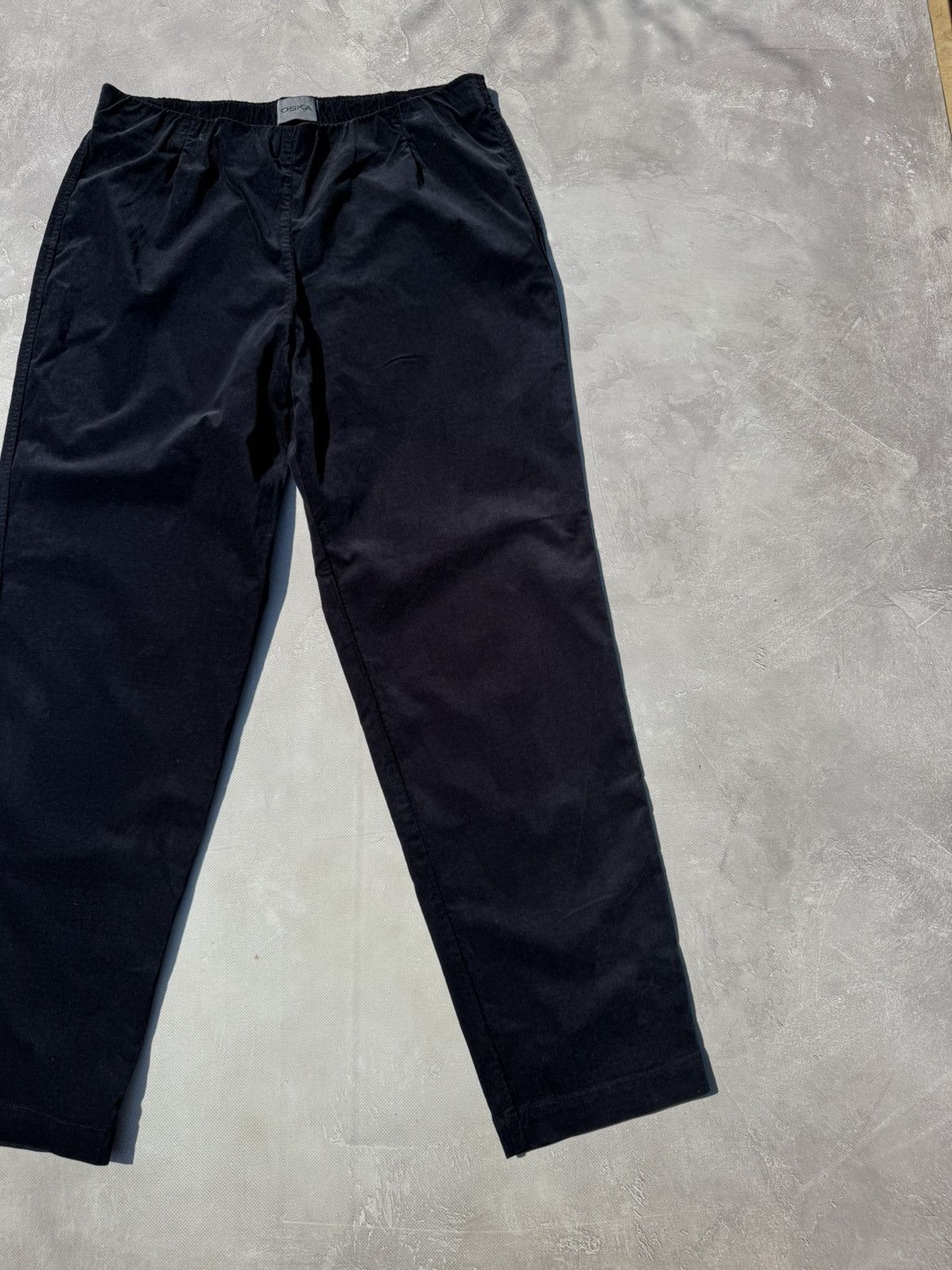 OSKA OSKA Corduroy Black Baggy Pants Size 4 Size 36" / US 14 / IT 50 - 4 Thumbnail