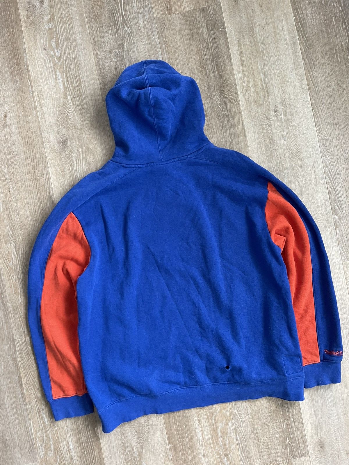 Mitchell & Ness × Vintage VINTAGE Y2K MITCHELL & NESS HEAVYWEIGHT HOODIE Size US XL / EU 56 / 4 - 14 Thumbnail