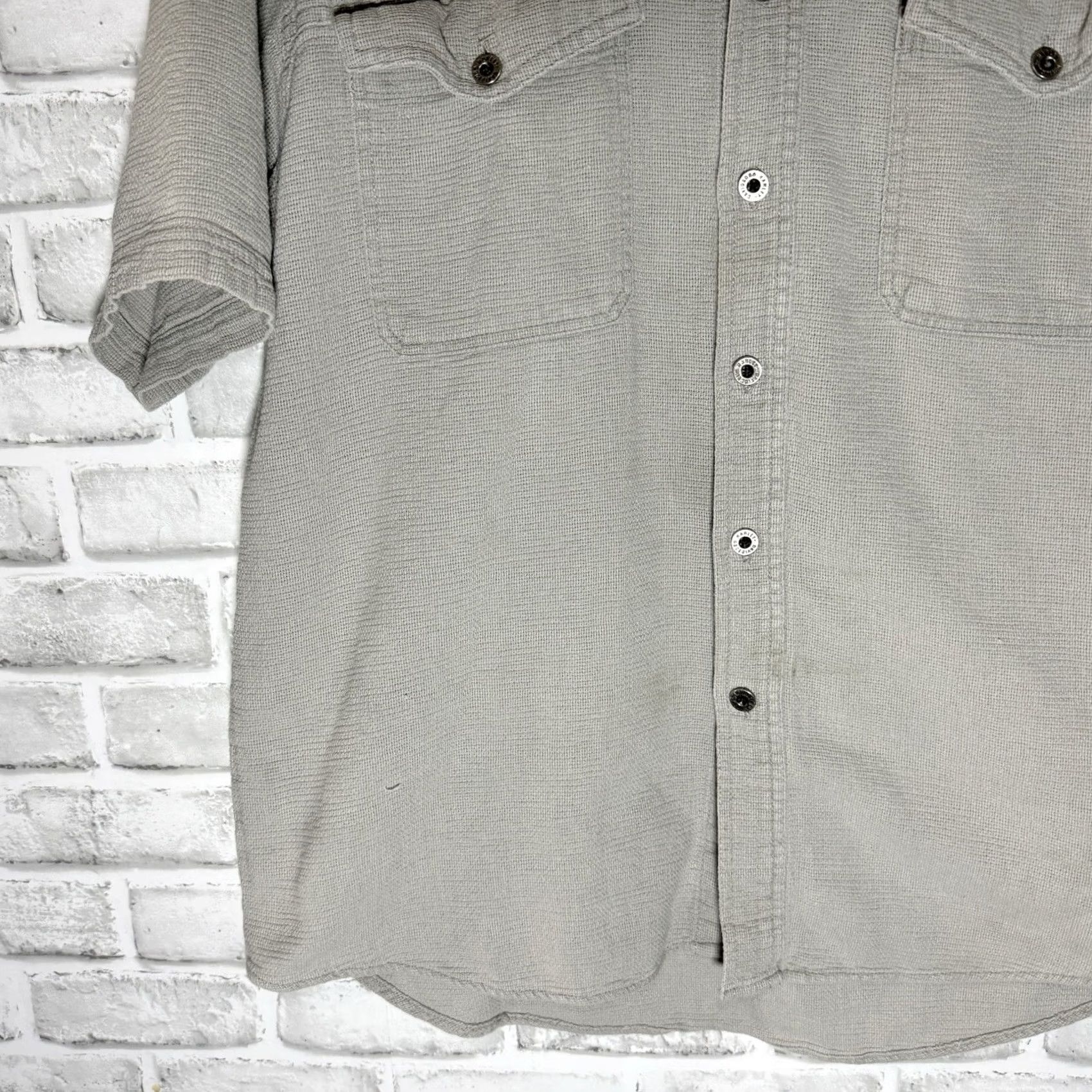 Harley Davidson Harley-Davidson Shirt Mens Short Sleeve Button-Down Gray L Size US L / EU 52-54 / 3 - 3 Thumbnail
