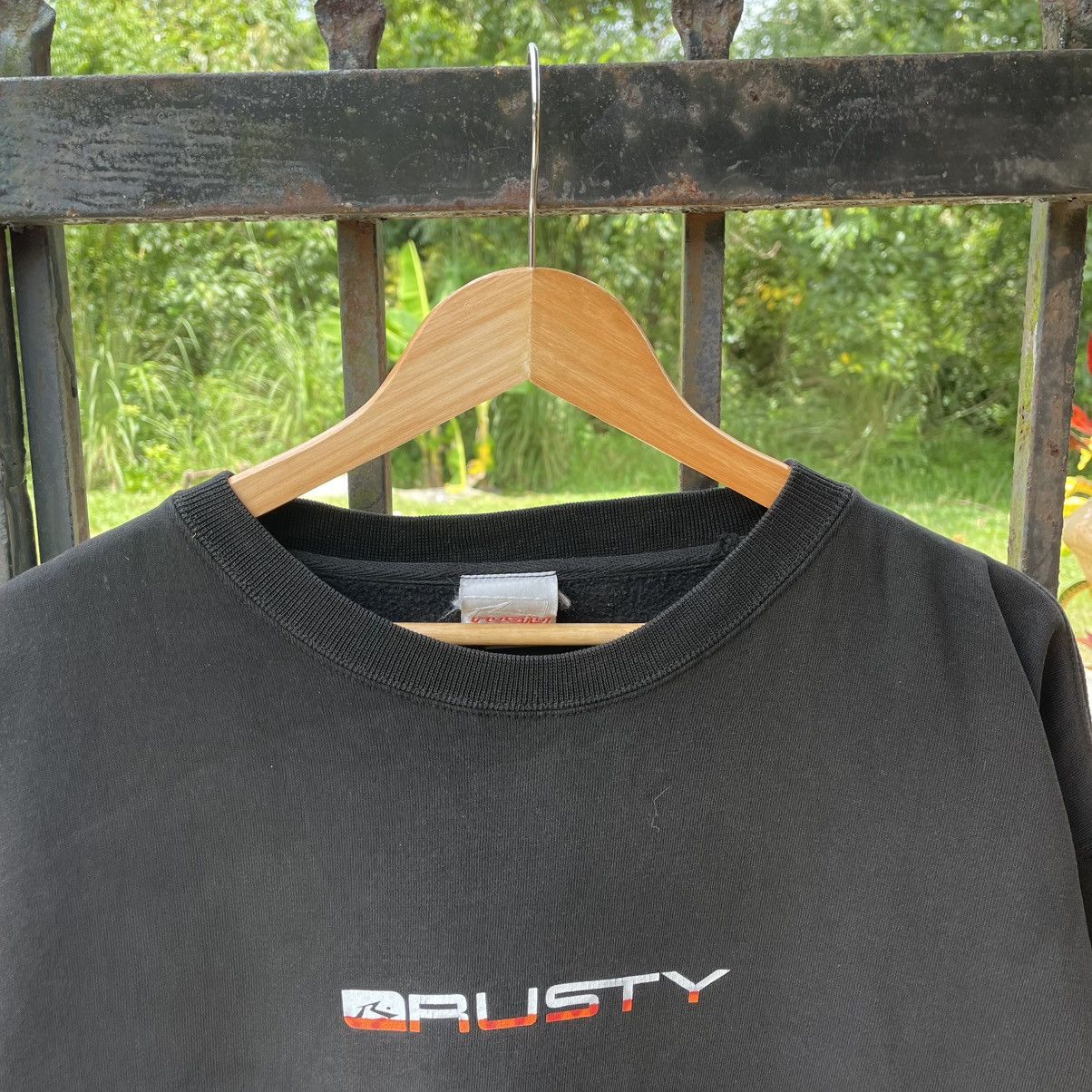 Rusty 🔥Vintage Rusty Center Spellout Surf Skate Sweatshirts Size US L / EU 52-54 / 3 - 4 Thumbnail