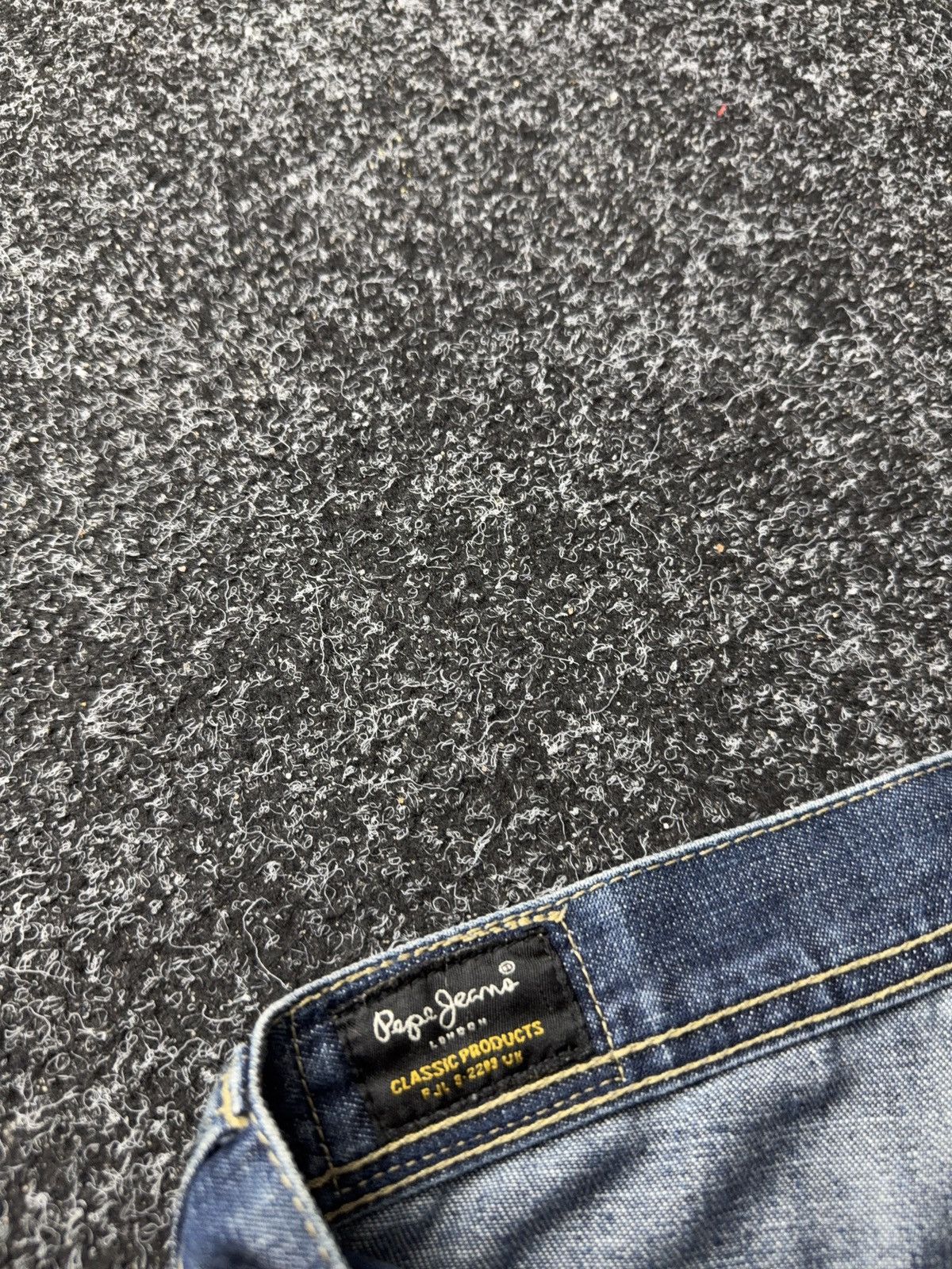 Japanese Brand Y2K 00s Pepe Jeans SK8 Straight Denim Blue 90s Vintage Style Size US 32 / EU 48 - 14 Thumbnail