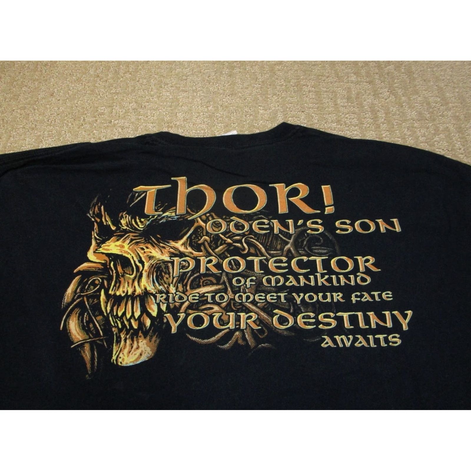 Gildan Amon Amarth Shirt Men 2XL Black Short Sleeve Rock Death Metal Thor Oden’s Son Nike Shirt Size US XXL / EU 58 / 5 - 4 Thumbnail