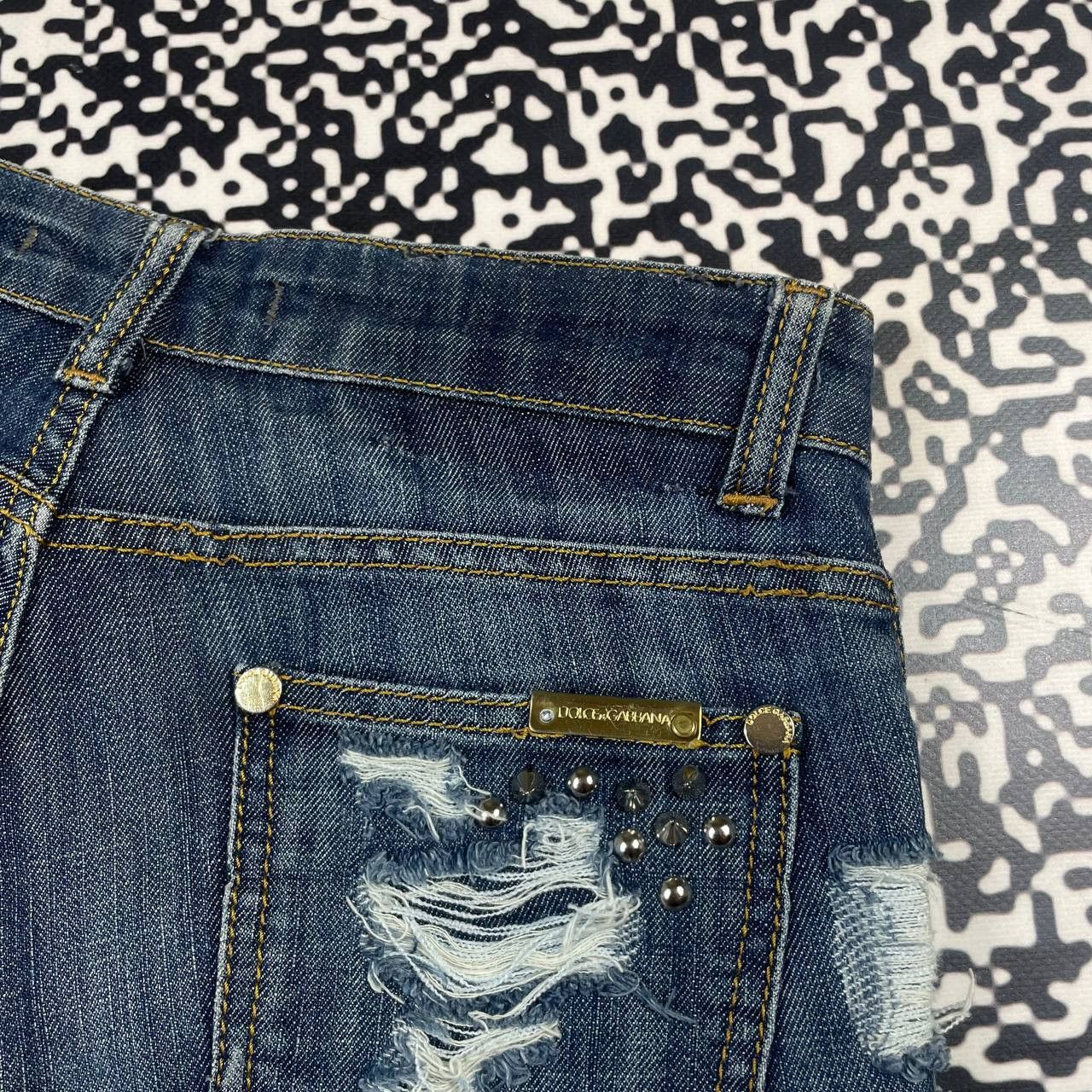 Dolce & Gabbana Vintage Y2K Dolce Gabbana Sexy Luxury Distressed Style Short Size 27" / US 4 / IT 40 - 11 Thumbnail