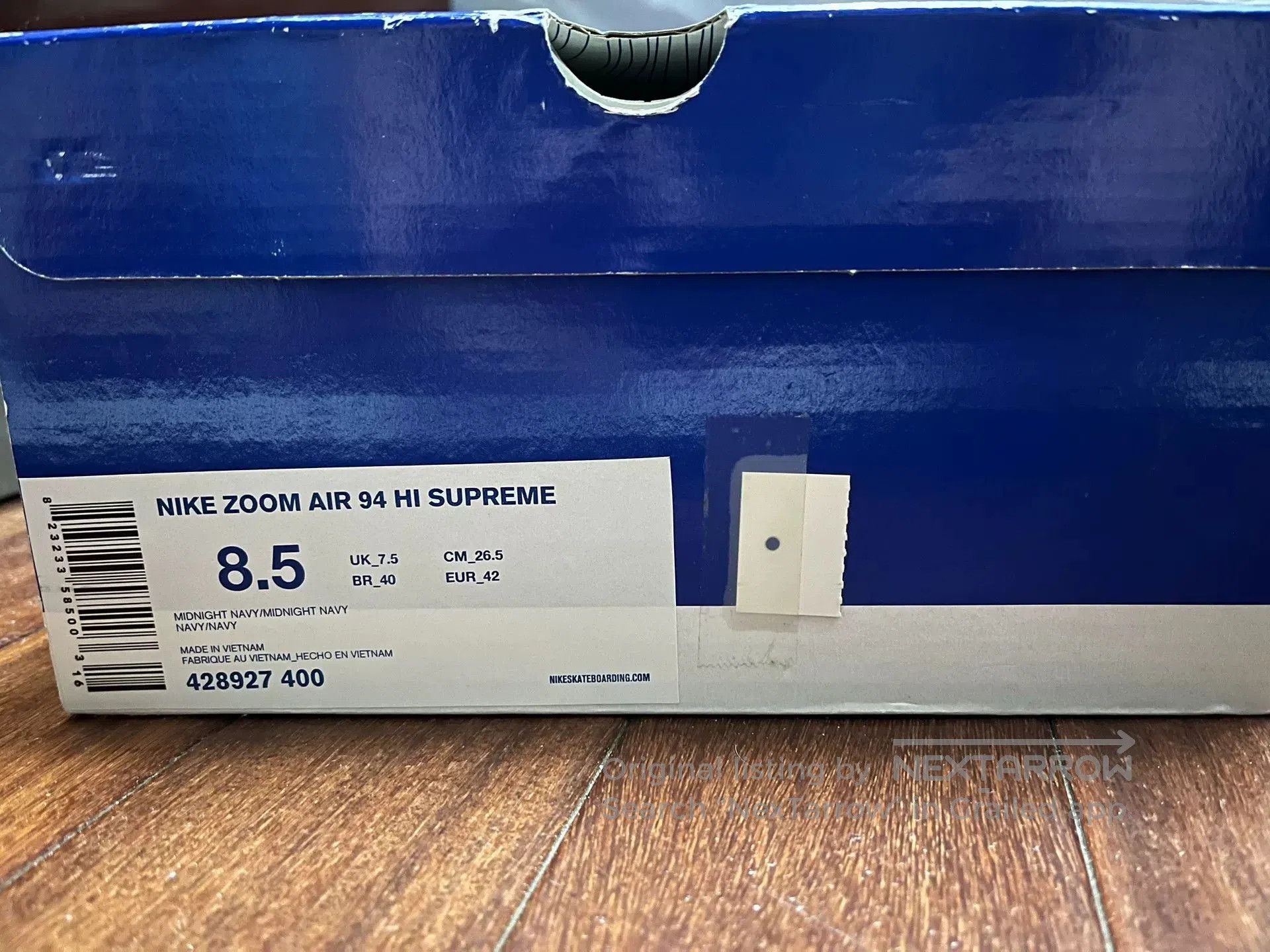 Nike Nike Supreme Zoom Air 94 Skate Shoes. Size US 9 / EU 42 - 6 Thumbnail