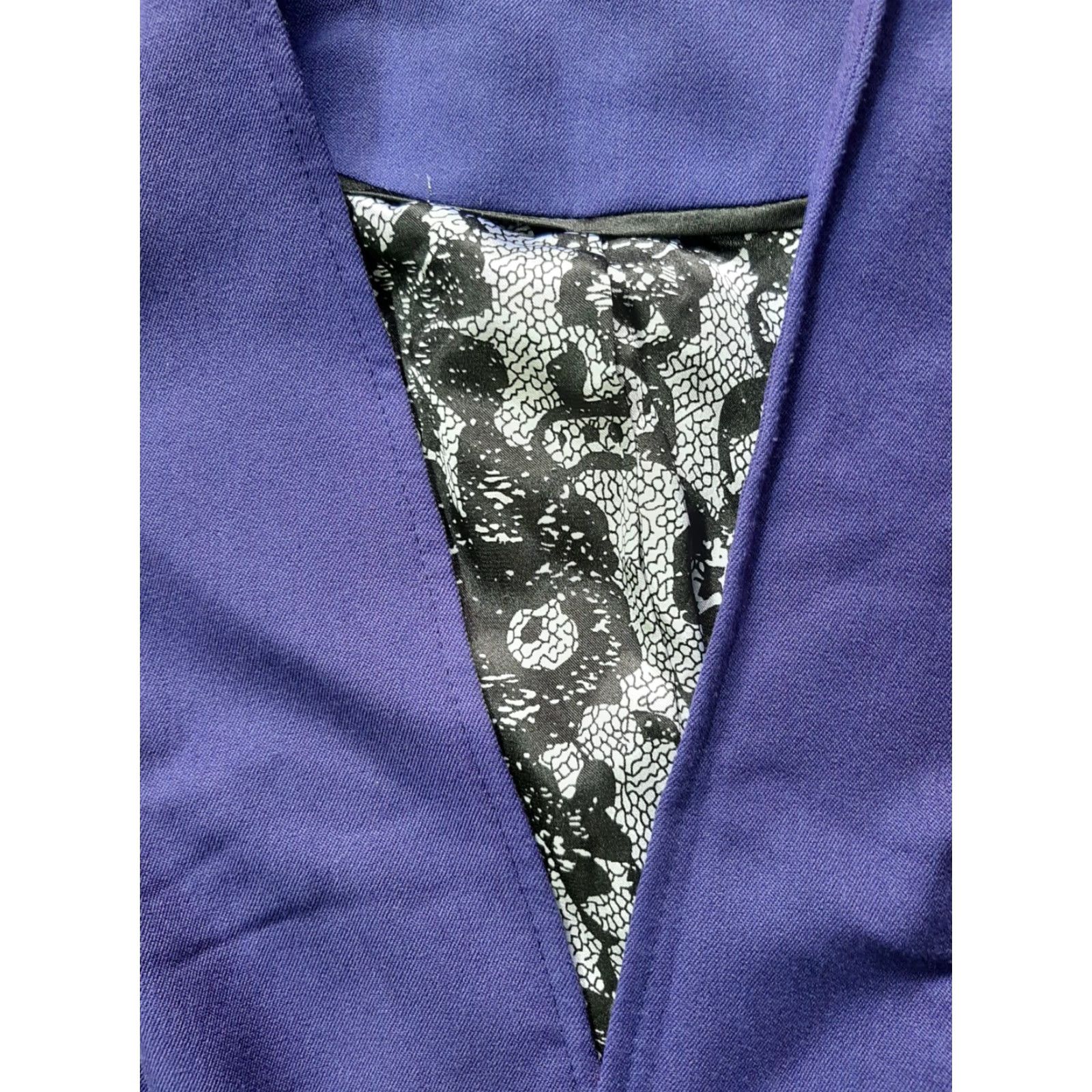 Vintage Maurices Open Front Jacket Long Sleeve Size 0 Purple Womens Plus Cotton Basic Jacket O p e n Front Size XS / US 0-2 / IT 36-38 - 5 Thumbnail