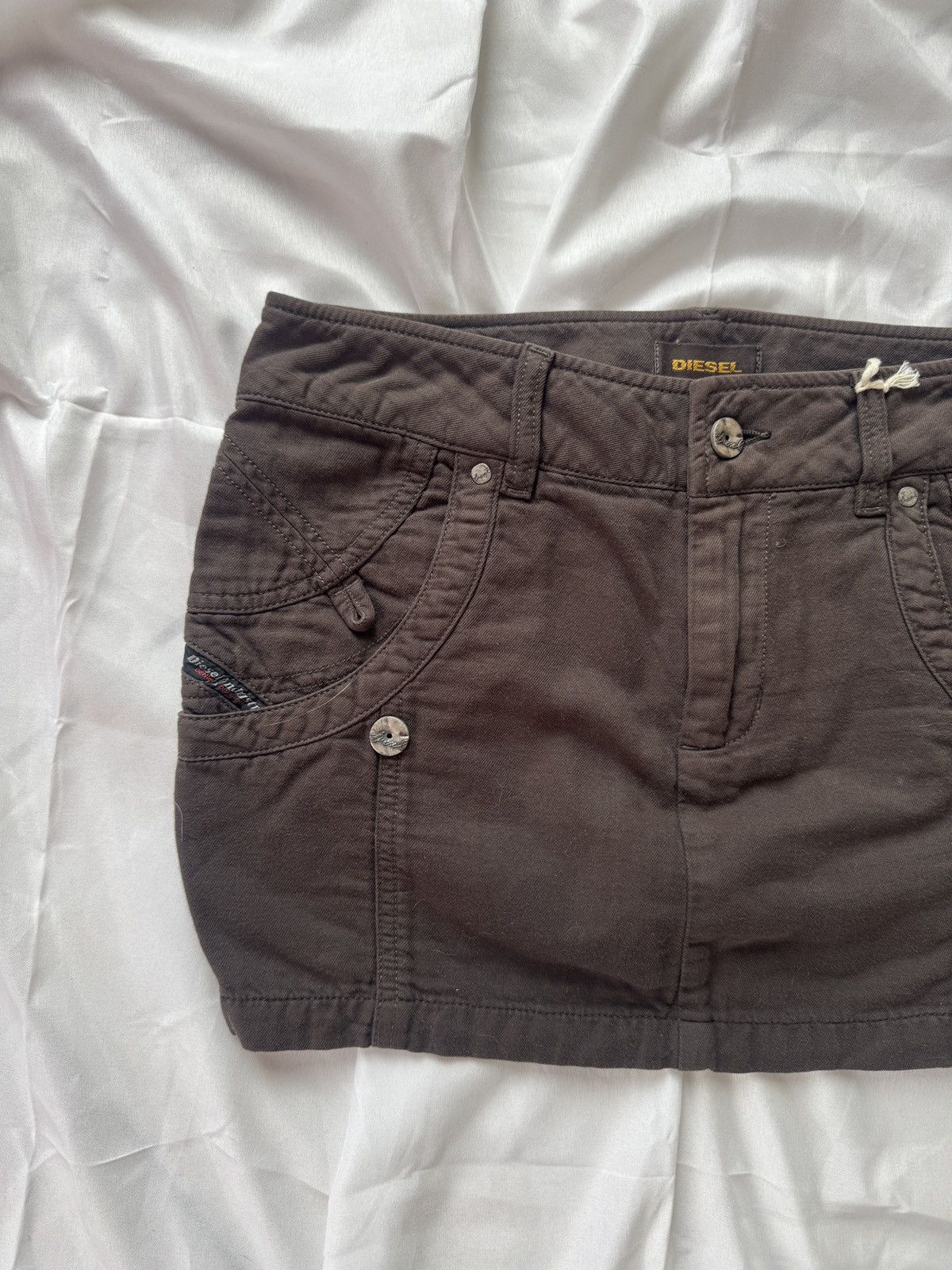 Diesel Diesel Vintage Y2K Mini Skirt Size 27" / US 4 / IT 40 - 2 Thumbnail