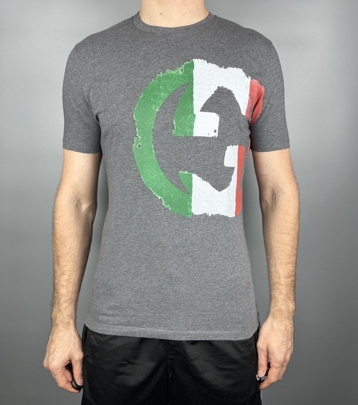 Gucci Gucci Big Logo T Shirt Tee Old Money Luxury Polo Size US M / EU 48-50 / 2 - 2 Thumbnail