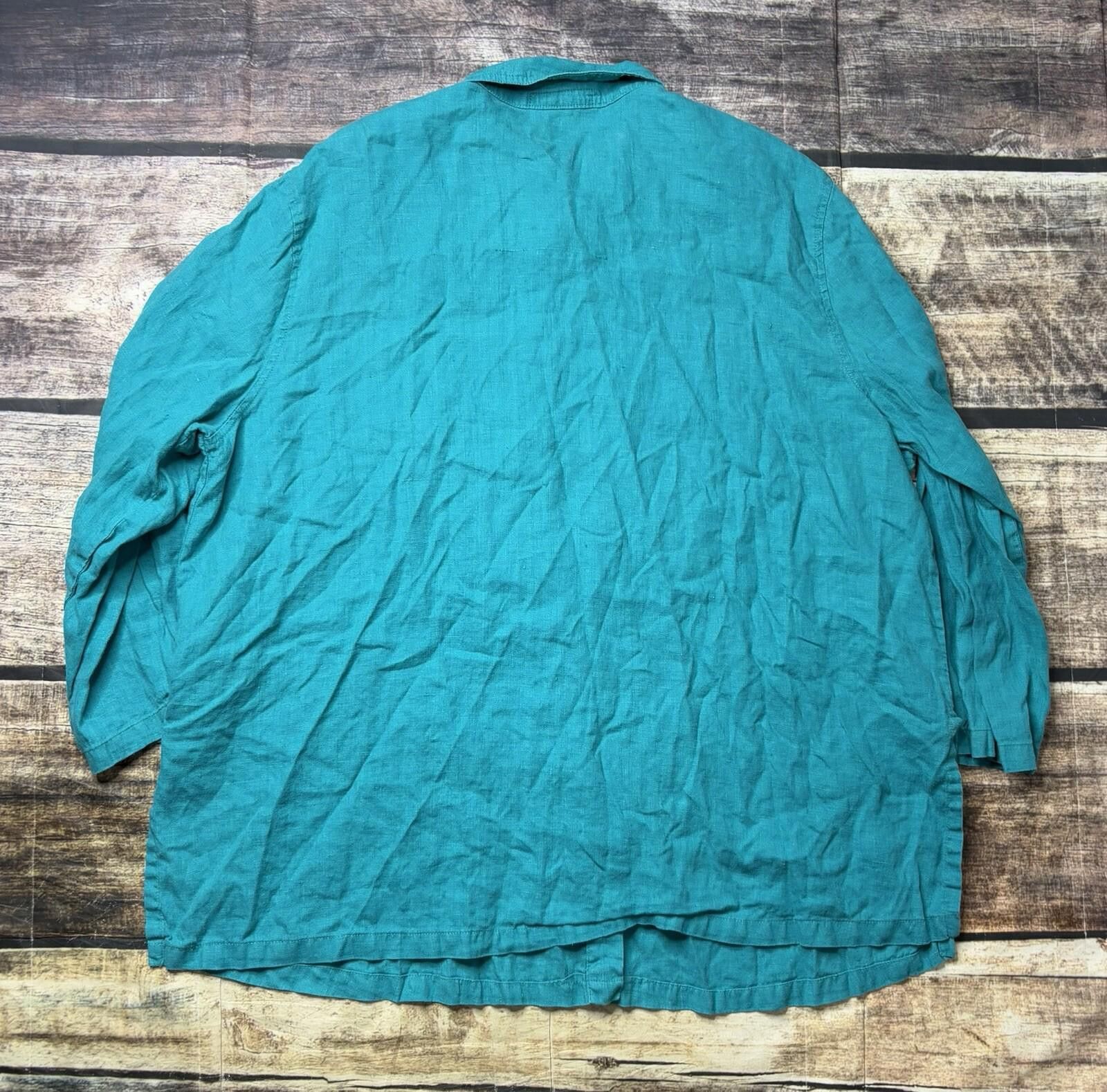 Other VTG Nino Wong California Linen Shirt Women's 3XL Tunic USA Size 3XL / US 20-22 - 3 Thumbnail