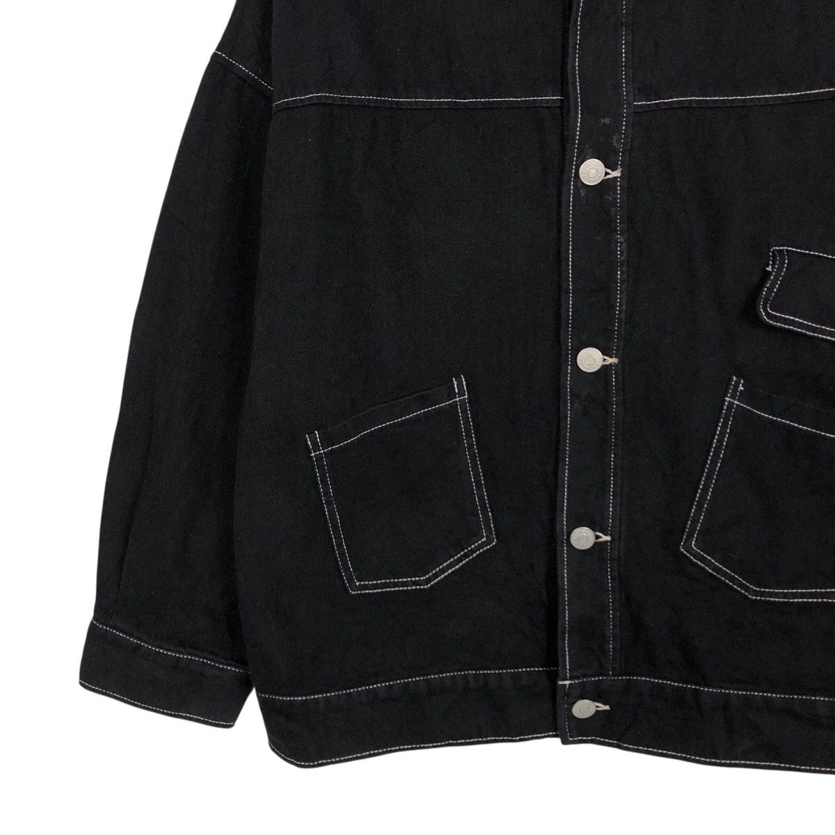 Japanese Brand 📌Vintage Biker Jacket Trucker Penny's Issey Miyake Size US M / EU 48-50 / 2 - 5 Thumbnail