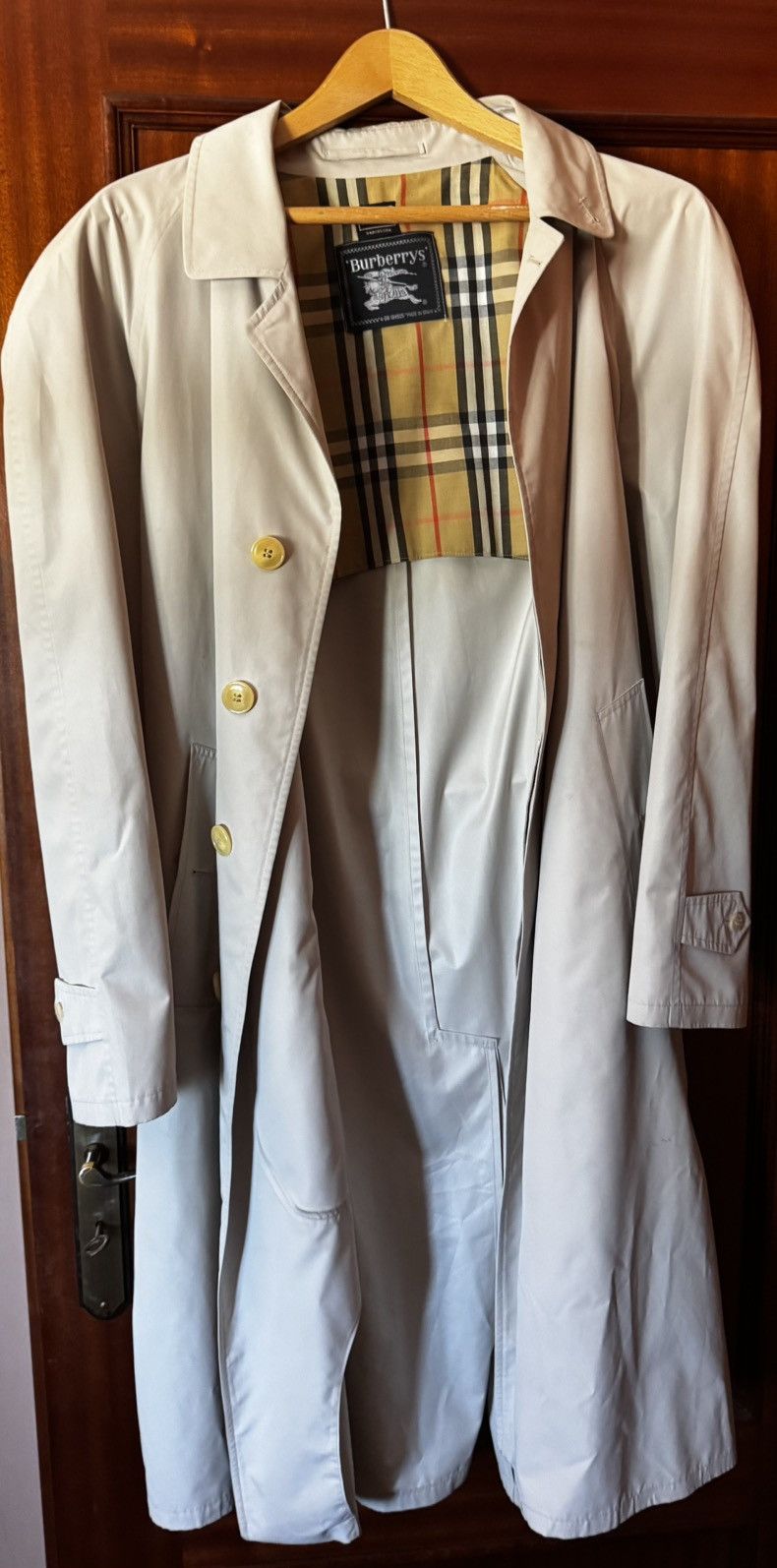 Burberry Vintage Burberrys Trench Coat with Signature Check Lining Size US M / EU 48-50 / 2 - 2 Thumbnail