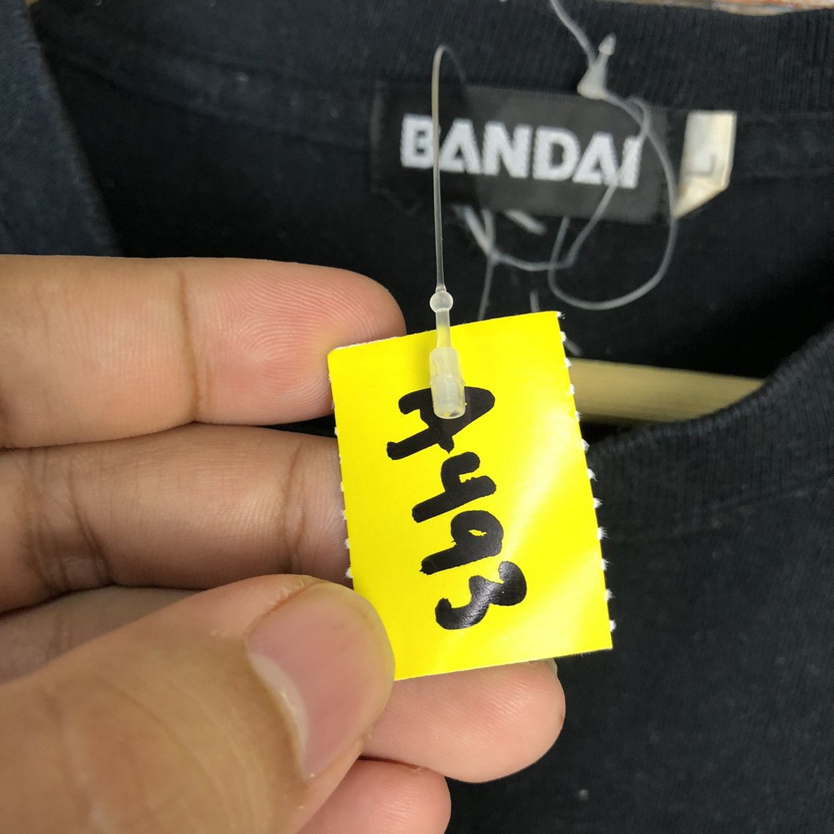 Japanese Brand Ripped distressed Bandai Gundam Cafe Black Tshirt #A493 Size US M / EU 48-50 / 2 - 14 Thumbnail