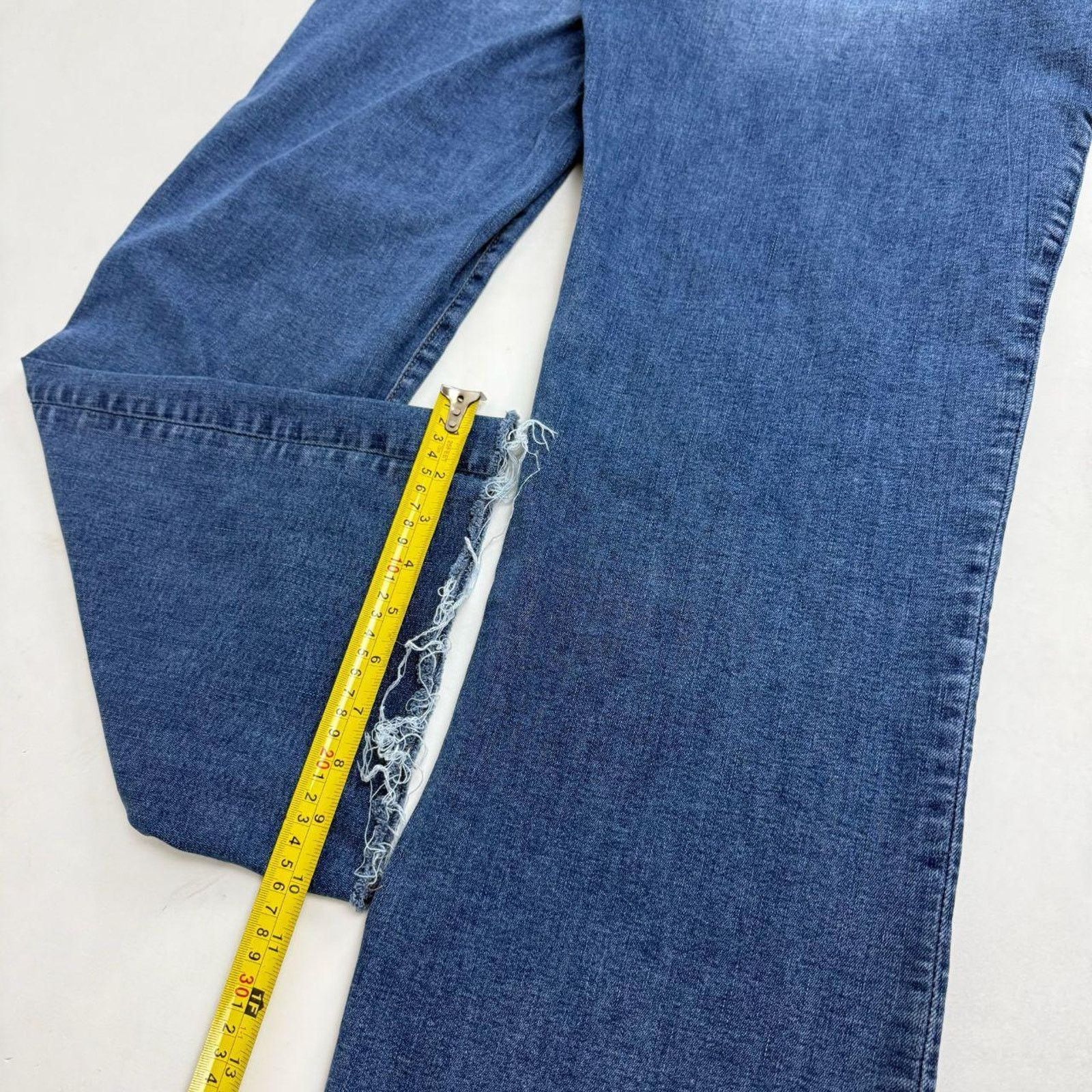 American Eagle Outfitters Vintage stonewash y2k grunge baggy bootcut archive jeans Size US 36 / EU 52 - 4 Thumbnail