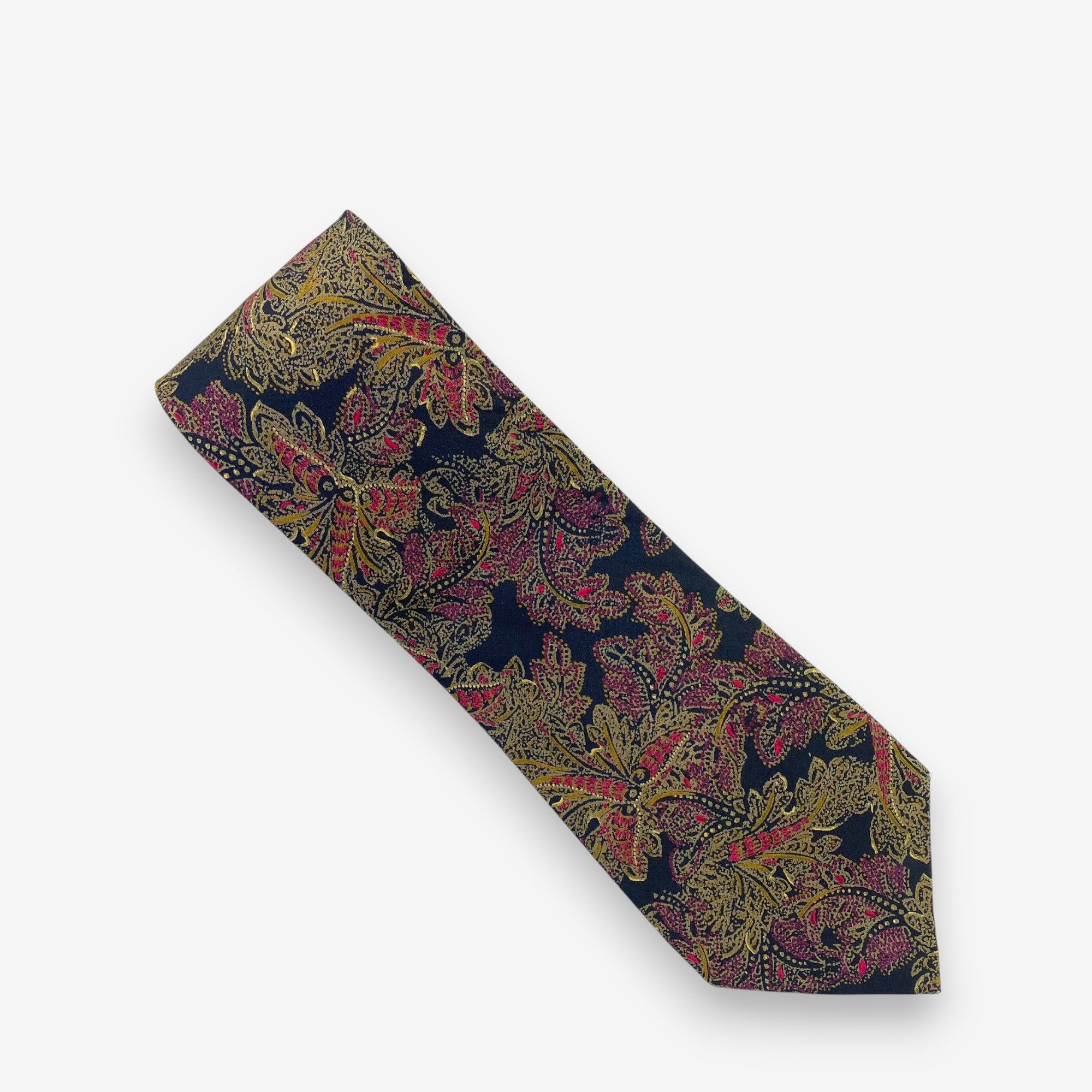 Japanese Brand Vintage Nina Ricci SILK Necktie Cravate Pure Silk Neck Tie Size ONE SIZE - 2 Thumbnail
