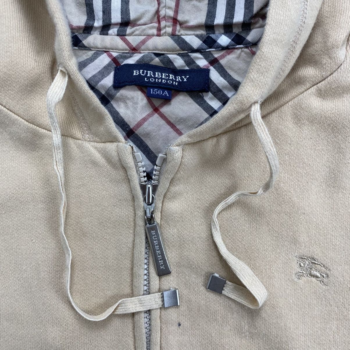Burberry Vintage Burberry London Nova Check Logo Zip Hoodie Luxury Size US XS / EU 42 / 0 - 5 Thumbnail