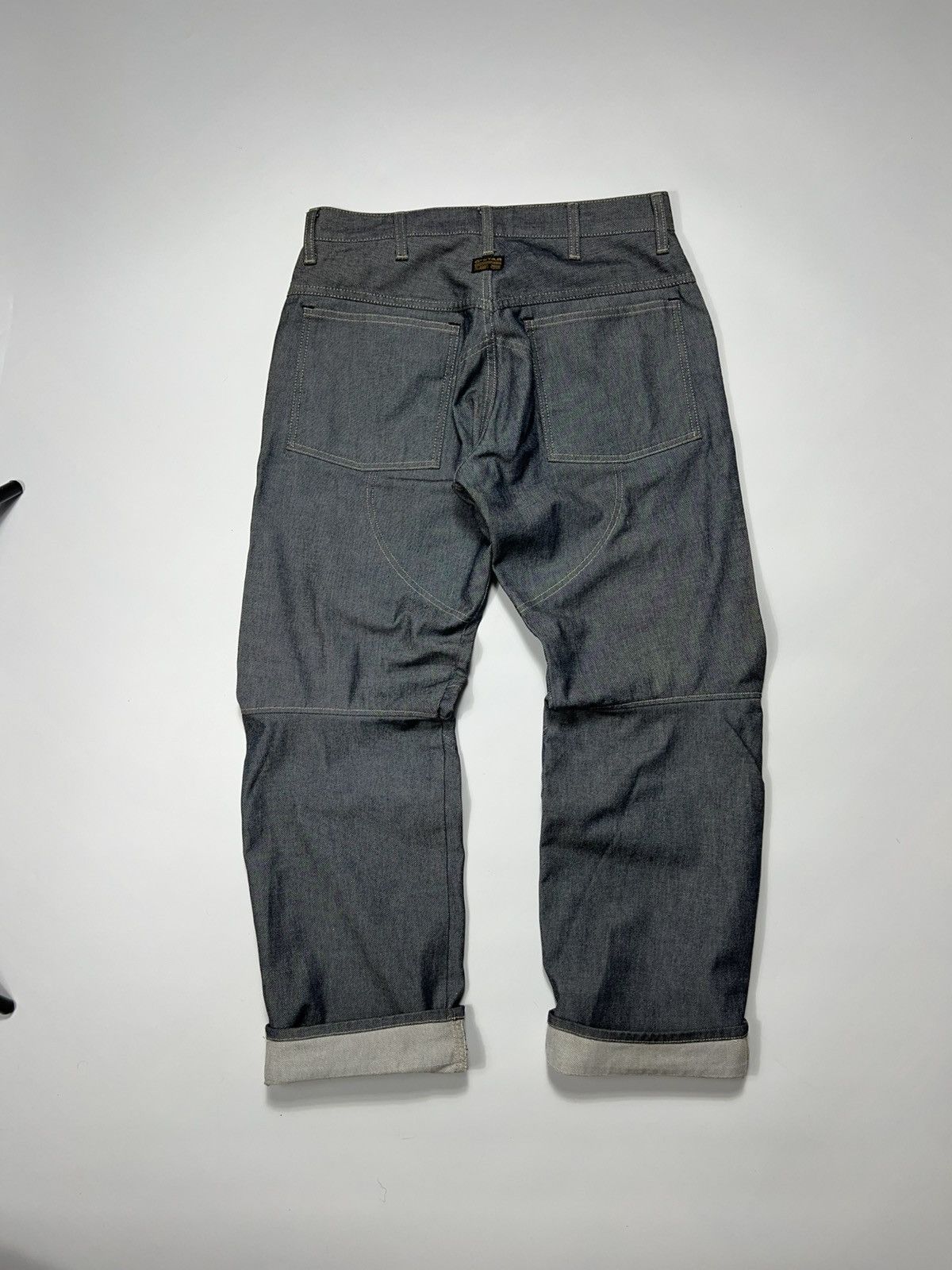 G-Star Vintage G-star Raw Shortcut Elwood Double Knee Baggy Jeans Size US 33 - 1 Thumbnail