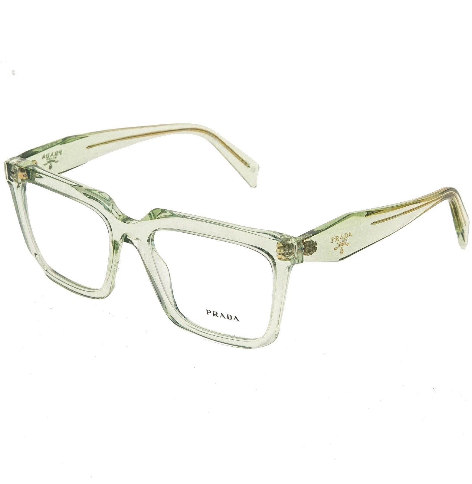 Prada PRADA SYMBOLE PRA19V Crystal Green Triangle Logo A19 Size ONE SIZE - 8 Thumbnail