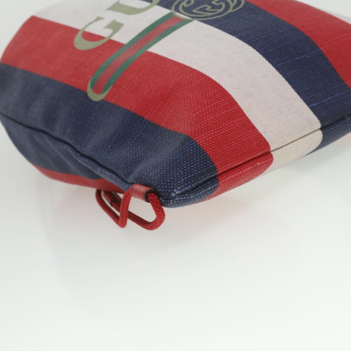 Gucci GUCCI Web Sherry Line Backpack Canvas Tricolor Red Blue Size ONE SIZE - 9 Thumbnail