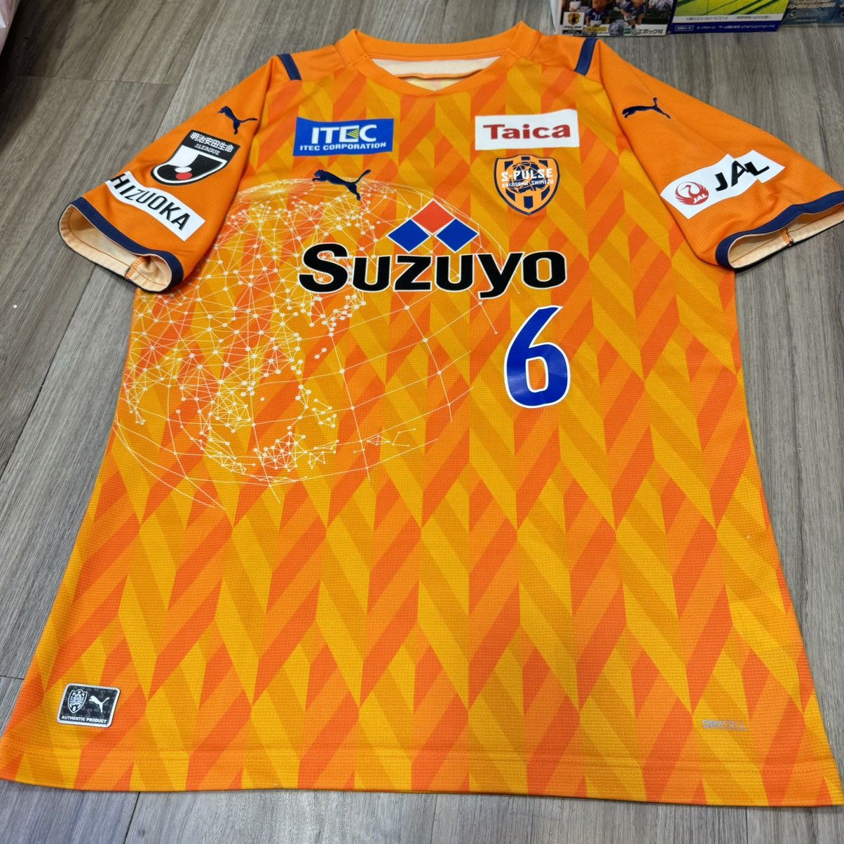 Japanese Brand × Puma Shimizu S-Pulse 2021 home shirt #6 Takeuchi Size US L / EU 52-54 / 3 - 1 Thumbnail