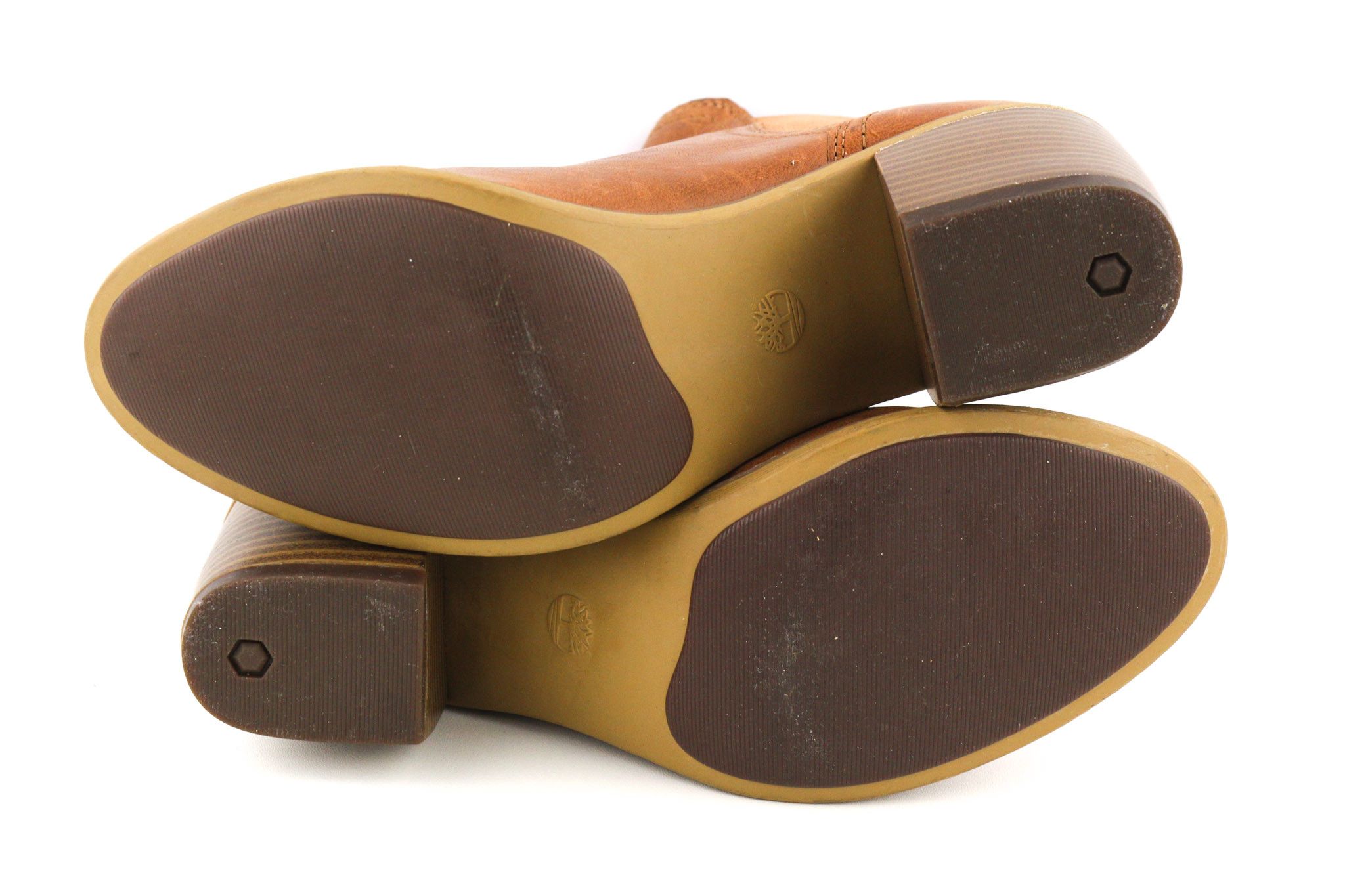 Timberland A1Z5G-A6234 EU37.5/38 Brown Leather Ankle Heels 81501 Size US 6.5 / IT 36.5 - 9 Thumbnail