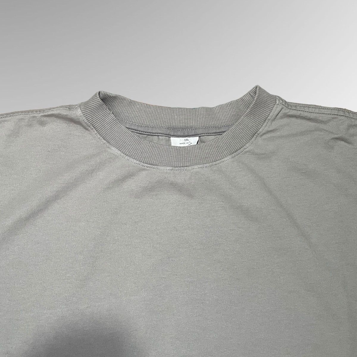 Other Cement Gray Garment Dyed Oversized Tee ⚙️ Size US XXL / EU 58 / 5 - 2 Thumbnail