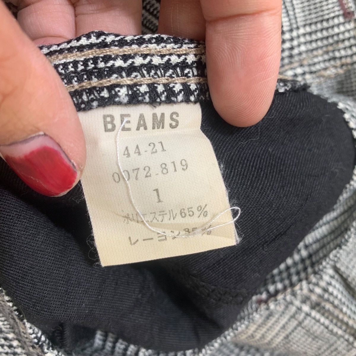 Beams Plus Vintage BEAMS BOY JAPAN Plaids Pocket Punk Pants Size US 29 - 8 Thumbnail