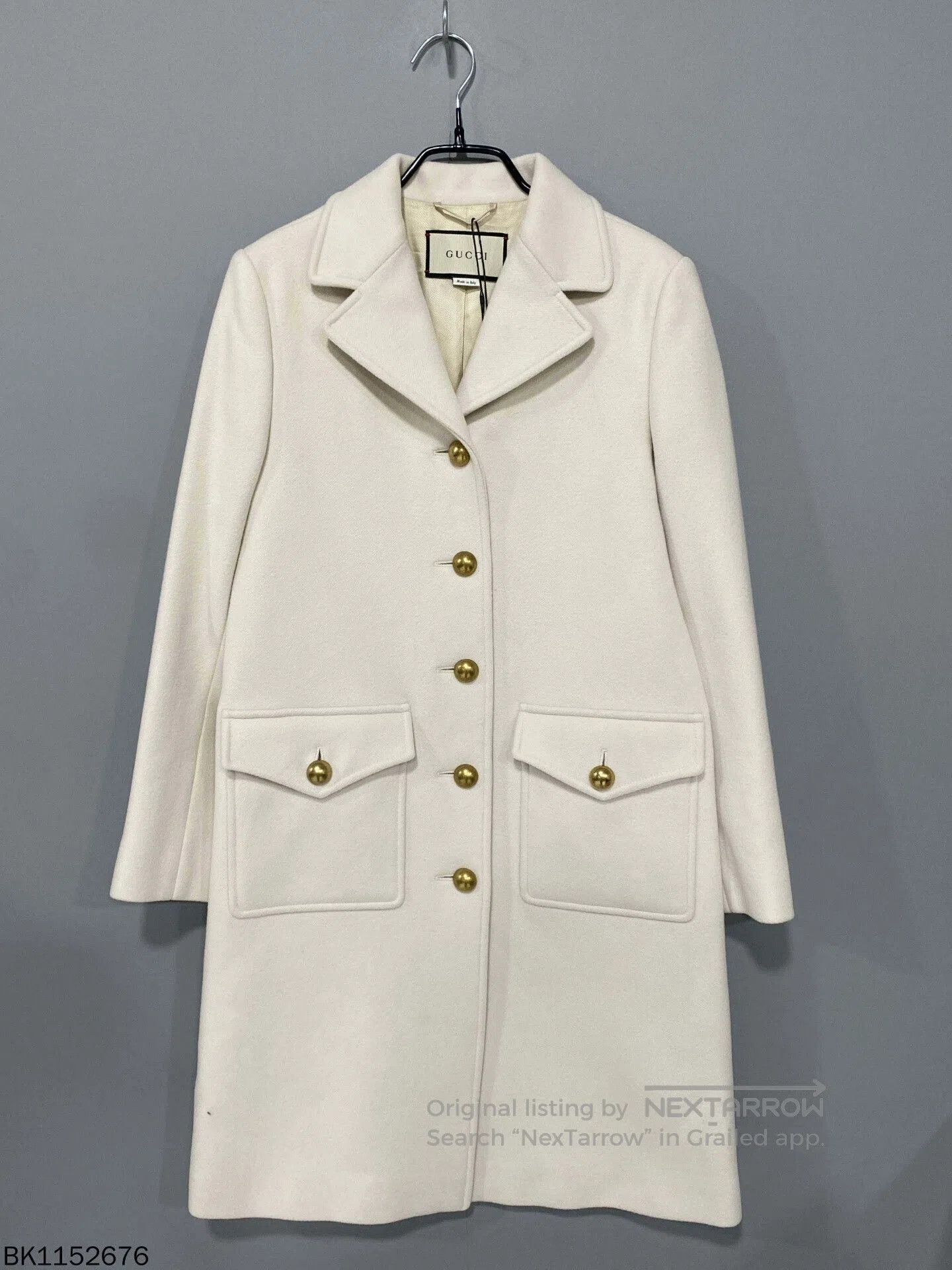 Gucci Gucci Double G Belt Wool Coat. Size XS / US 0-2 / IT 36-38 - 1 Thumbnail