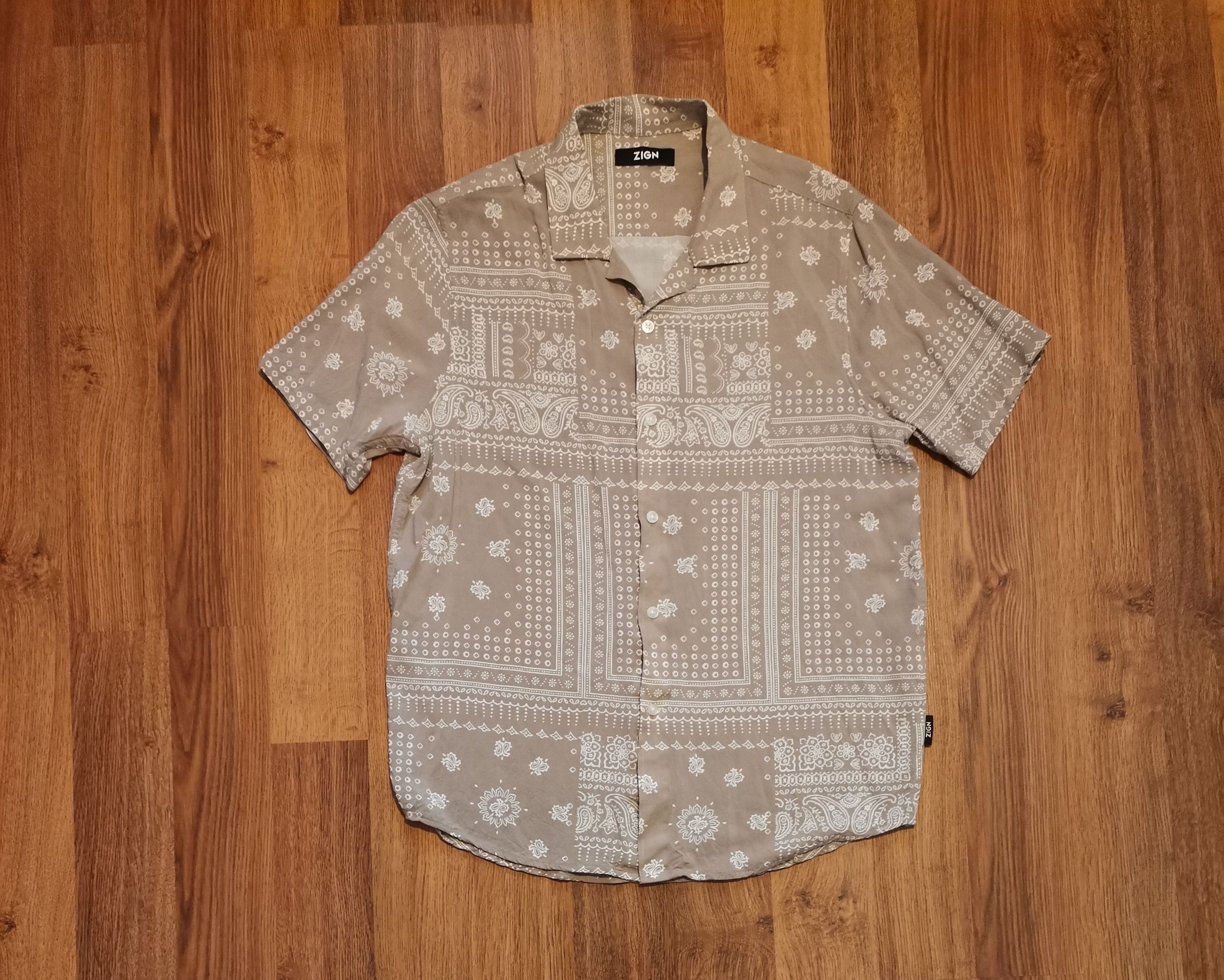 Other Zign Pasley Bandana Print Shirt Size US L / EU 52-54 / 3 - 1 Thumbnail