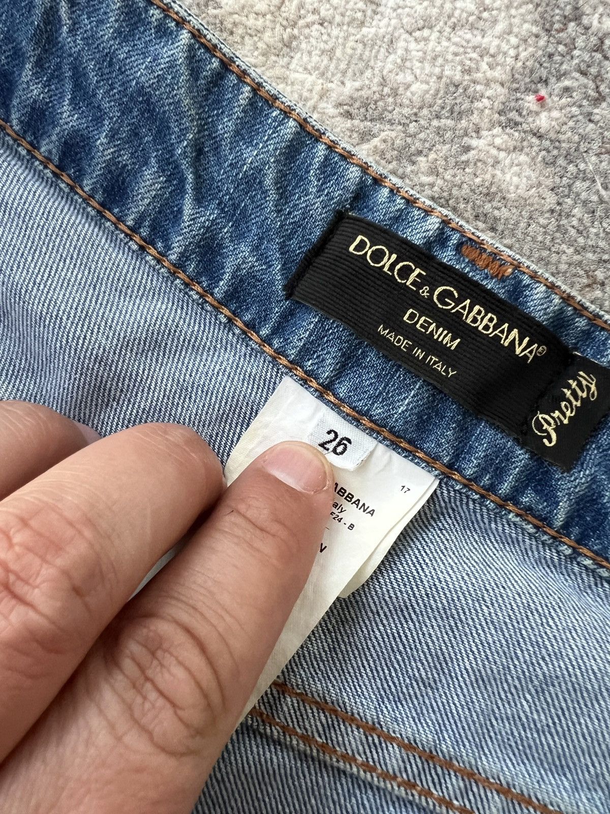 Dolce & Gabbana Dolce & Gabbana Denim Jeans Size 26" / US 2 / IT 38 - 5 Thumbnail