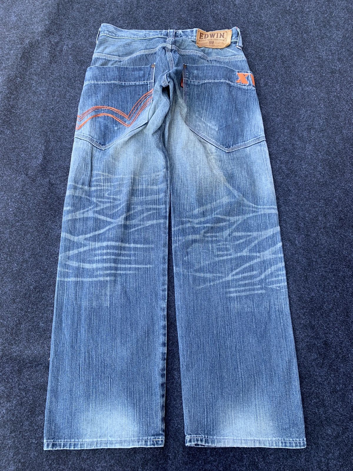 Edwin Edwin XV Exclusive Vintage Baggy Denim Wide Leg Jeans (26) Size US 30 / EU 46 - 2 Thumbnail