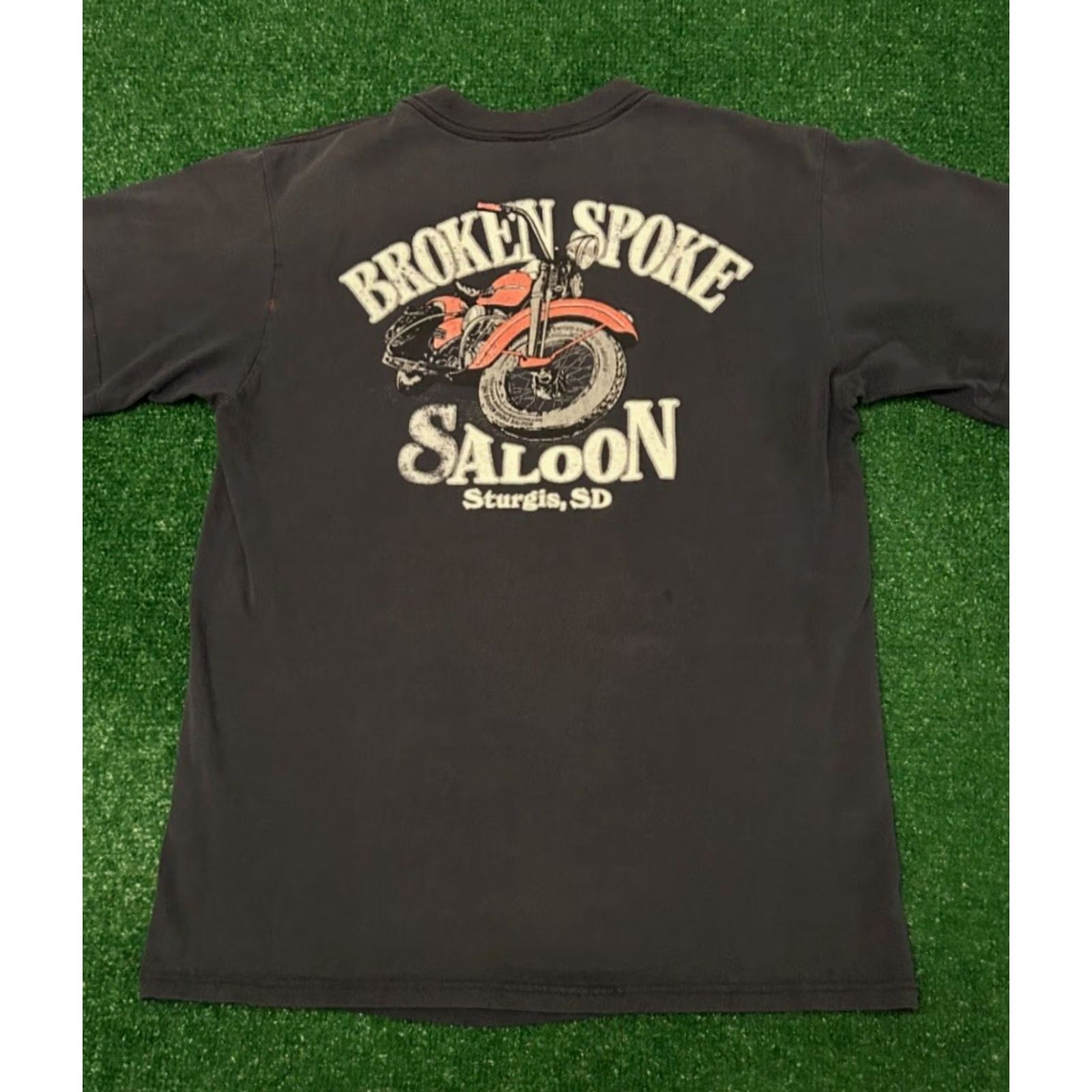 Vintage VINTAGE Sturgis Motorcycle Biker Broken Spoke Saloon 1992 VTG 90s Shirt Mens M Size US M / EU 48-50 / 2 - 6 Thumbnail