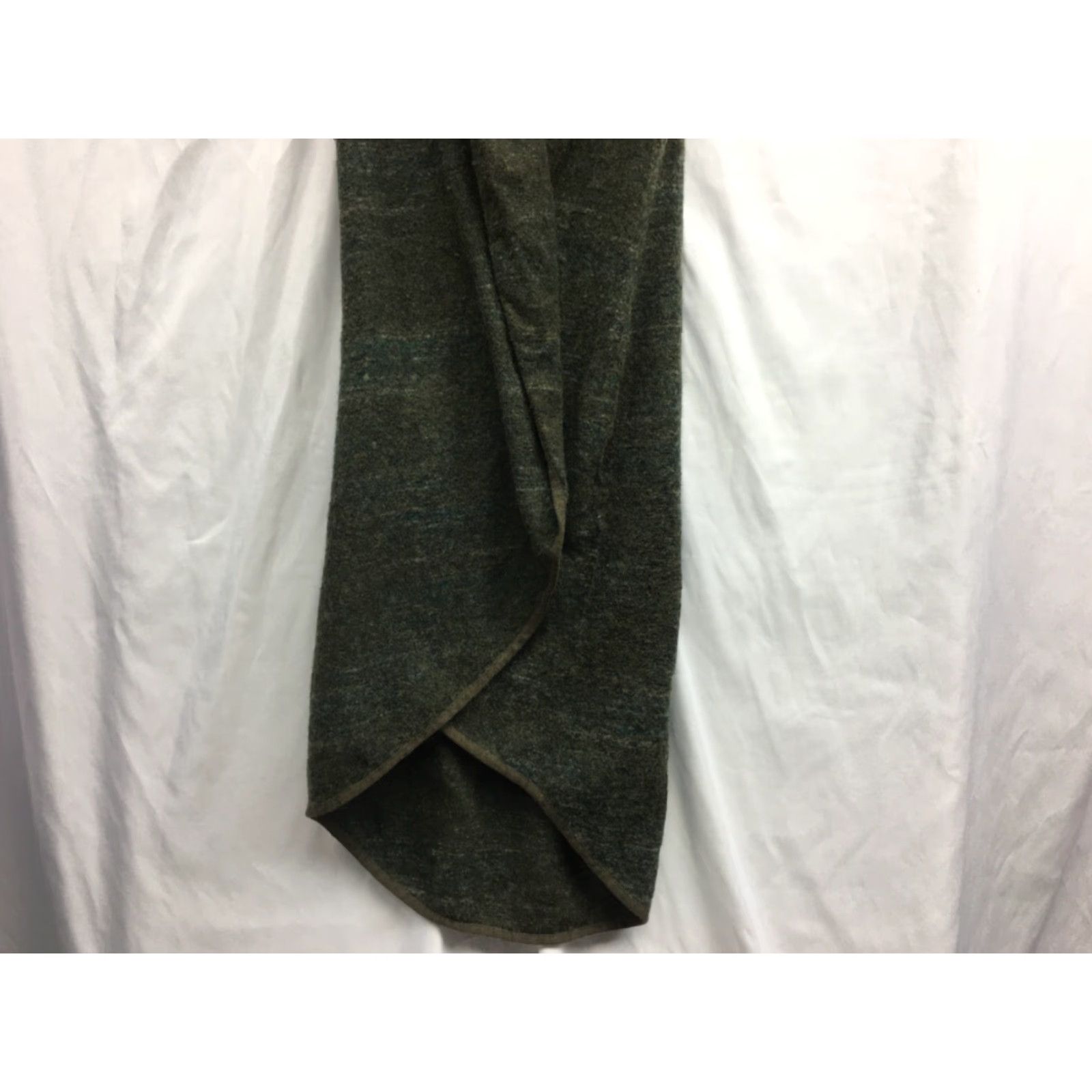 Lucky Brand Lucky Brand Vest Women Green Wool Blend Long Wrap Pocket Heathered Fleece Medium Size M / US 6-8 / IT 42-44 - 2 Thumbnail
