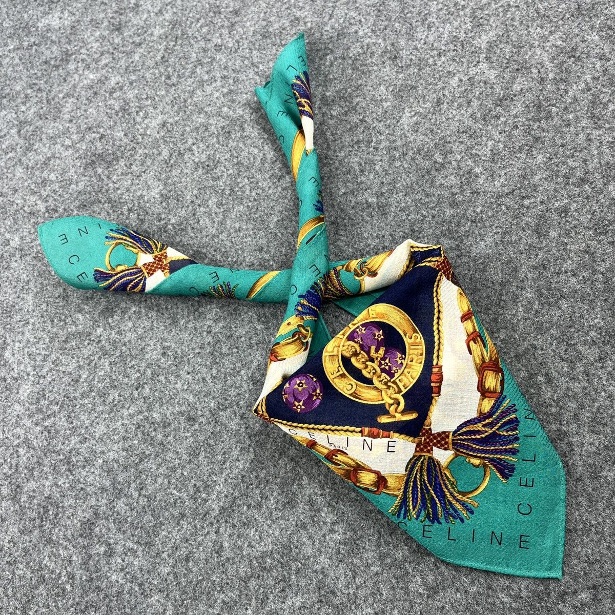 Celine Celine Handkerchief / Bandana / Neckerchief B1732 Size ONE SIZE - 8 Thumbnail