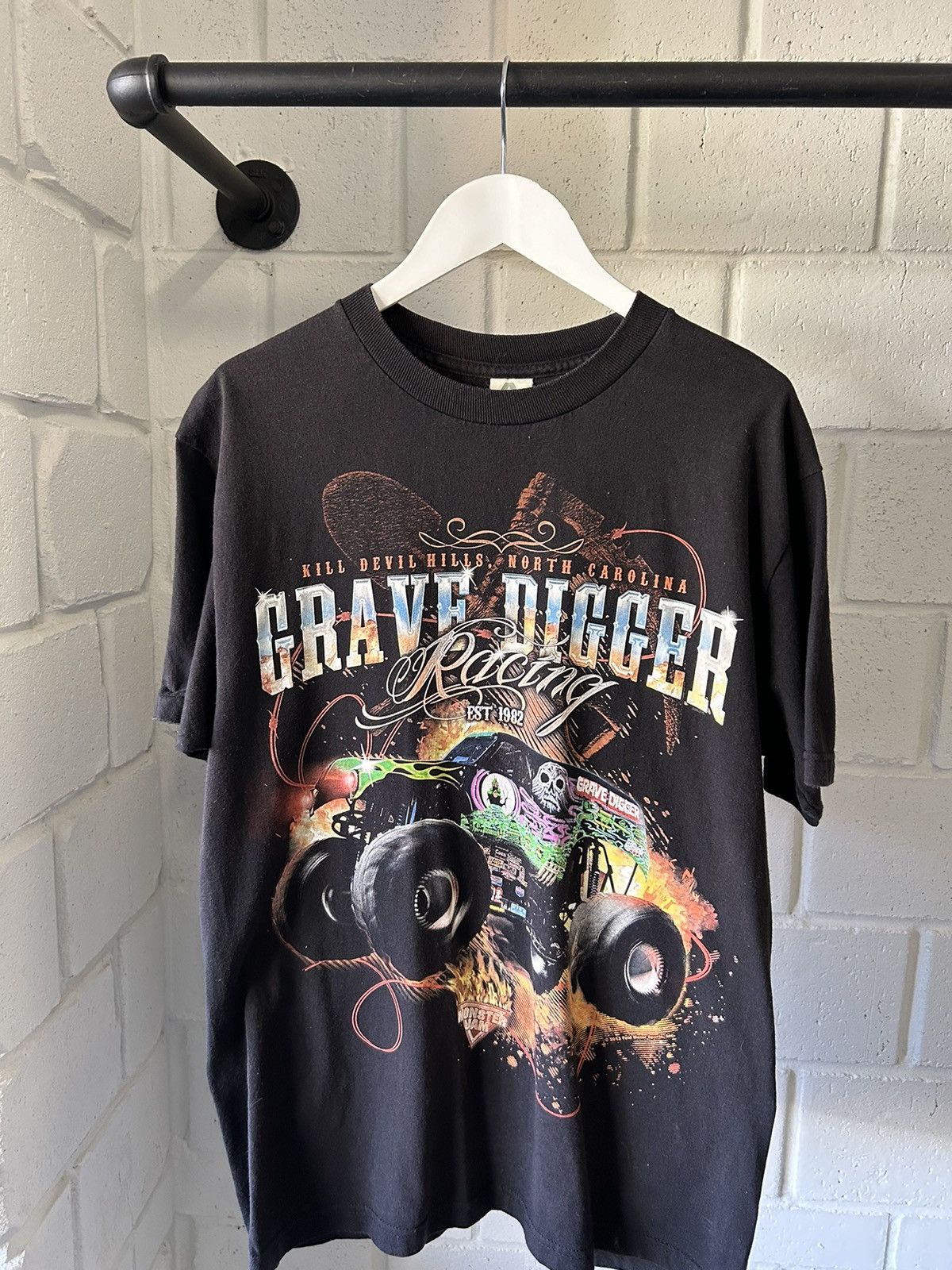 Vintage Gravedigger Vintage Y2K Tshirt Size US M / EU 48-50 / 2 - 2 Thumbnail