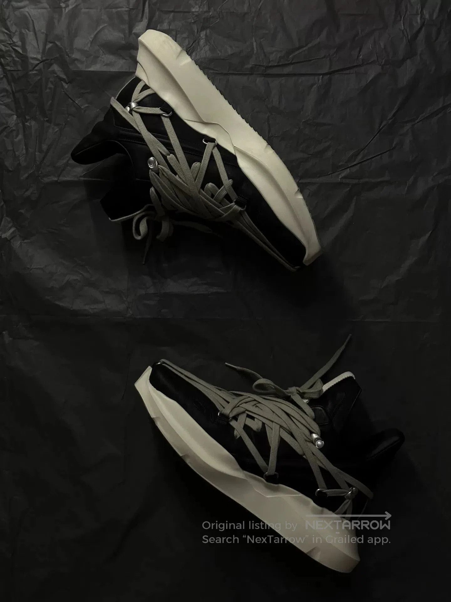Rick Owens Geth Runner Sneakers Size 42.