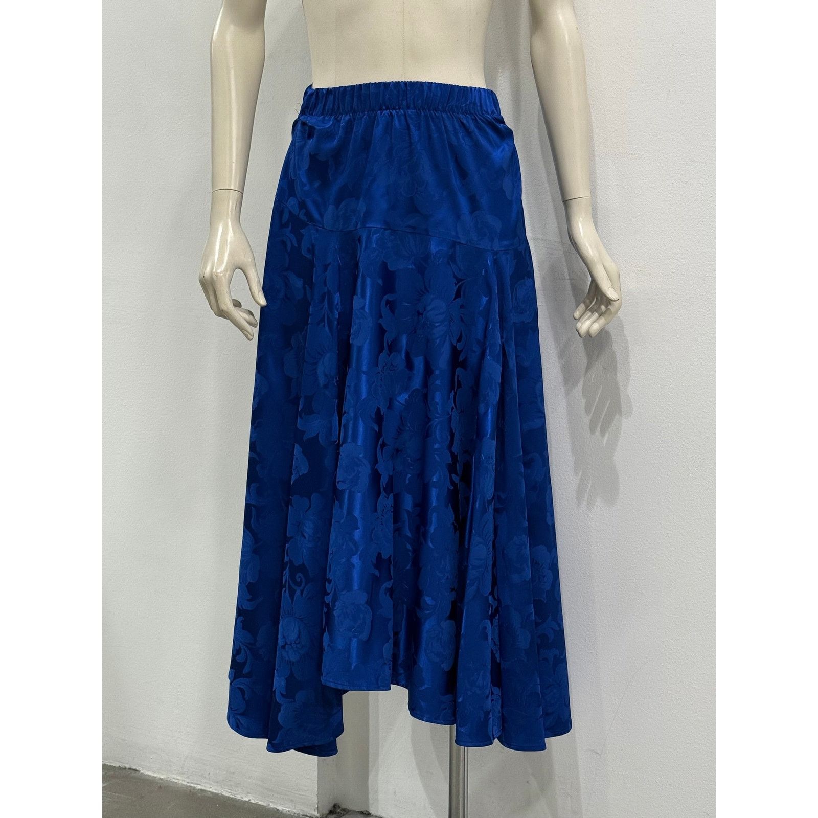A/W2020 Balenciaga iridescent floral long skirt