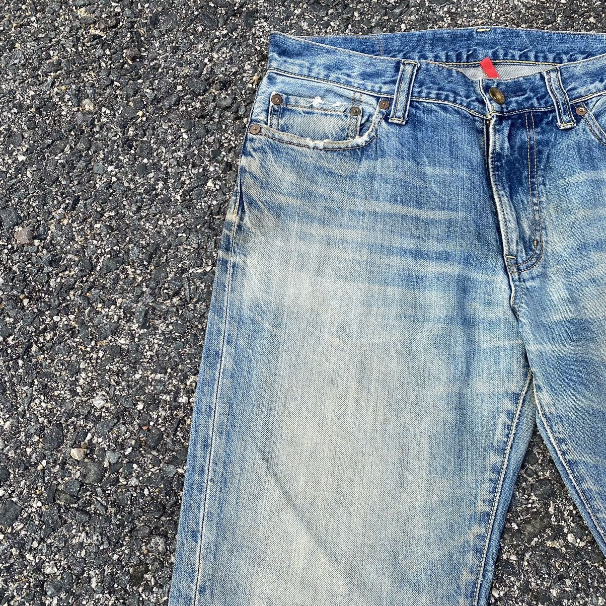 Japanese Brand Vintage Japanese Brand Blue Wash Jeans Size US 32 / EU 48 - 4 Thumbnail