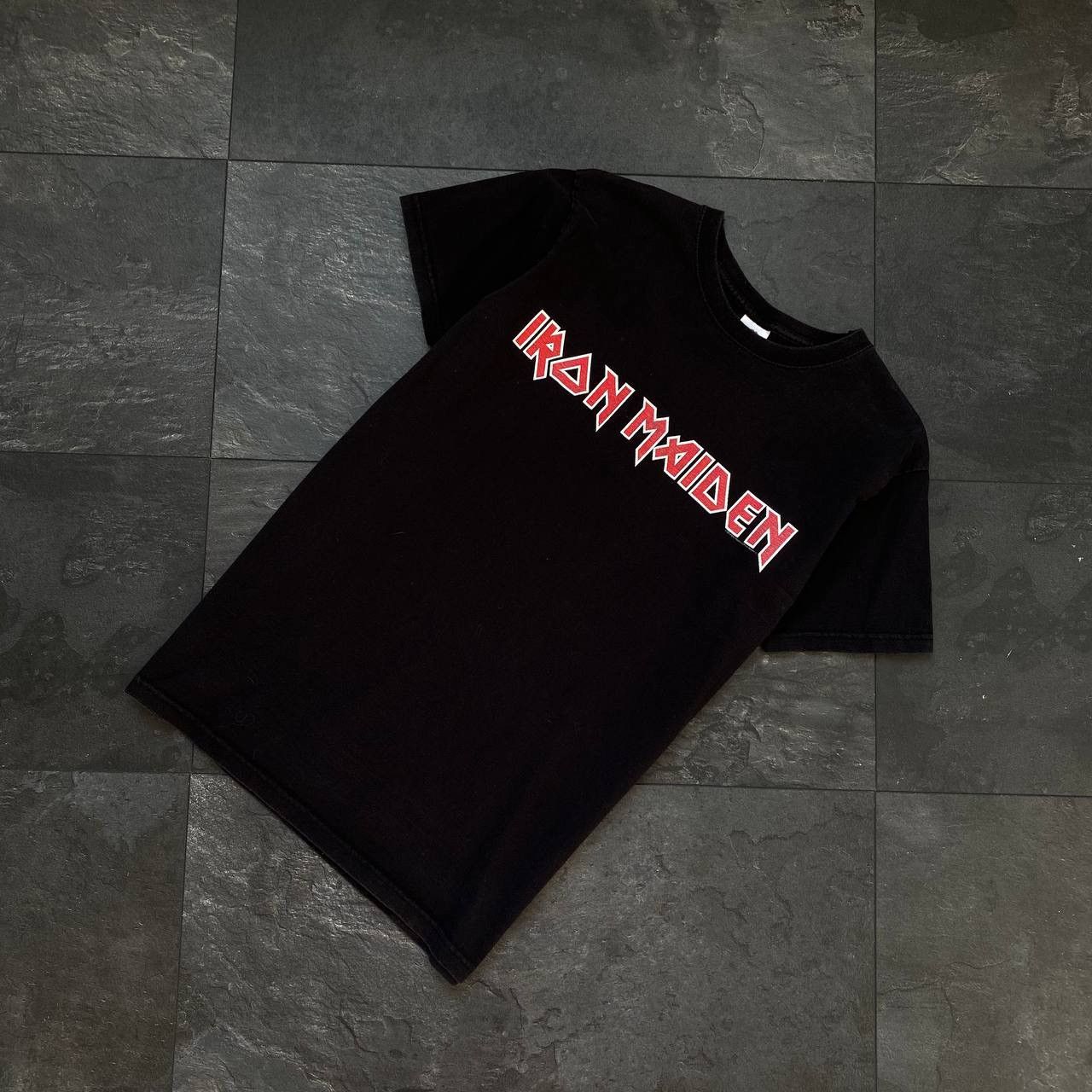 Iron Maiden × Vintage Vintage big logo iron maiden tee shirt Size US S / EU 44-46 / 1 - 1 Thumbnail