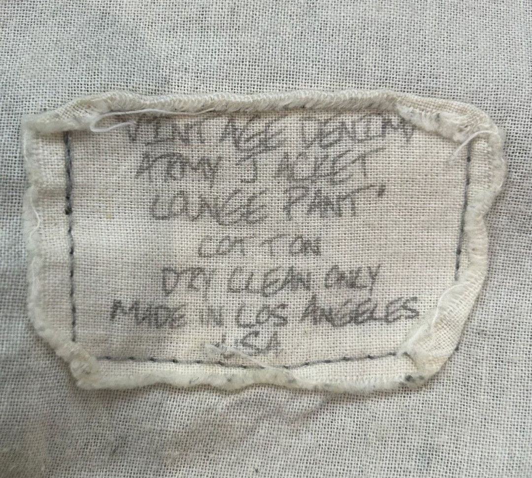 Greg Lauren greg lauren Army Patchwork Denim Trousers Size US 29 - 4 Thumbnail