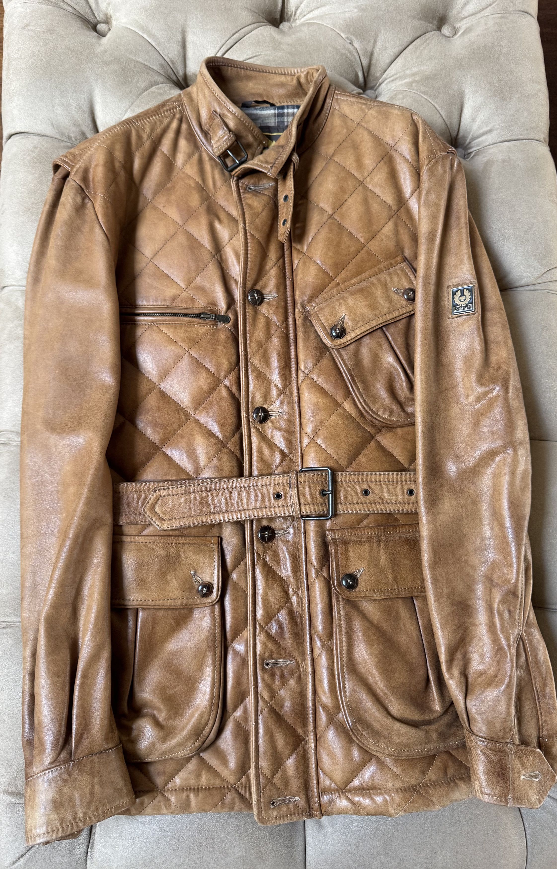 Belstaff Belstaff Gold Label Quilted Leather Trialmaster Size US L / EU 52-54 / 3 - 2 Thumbnail