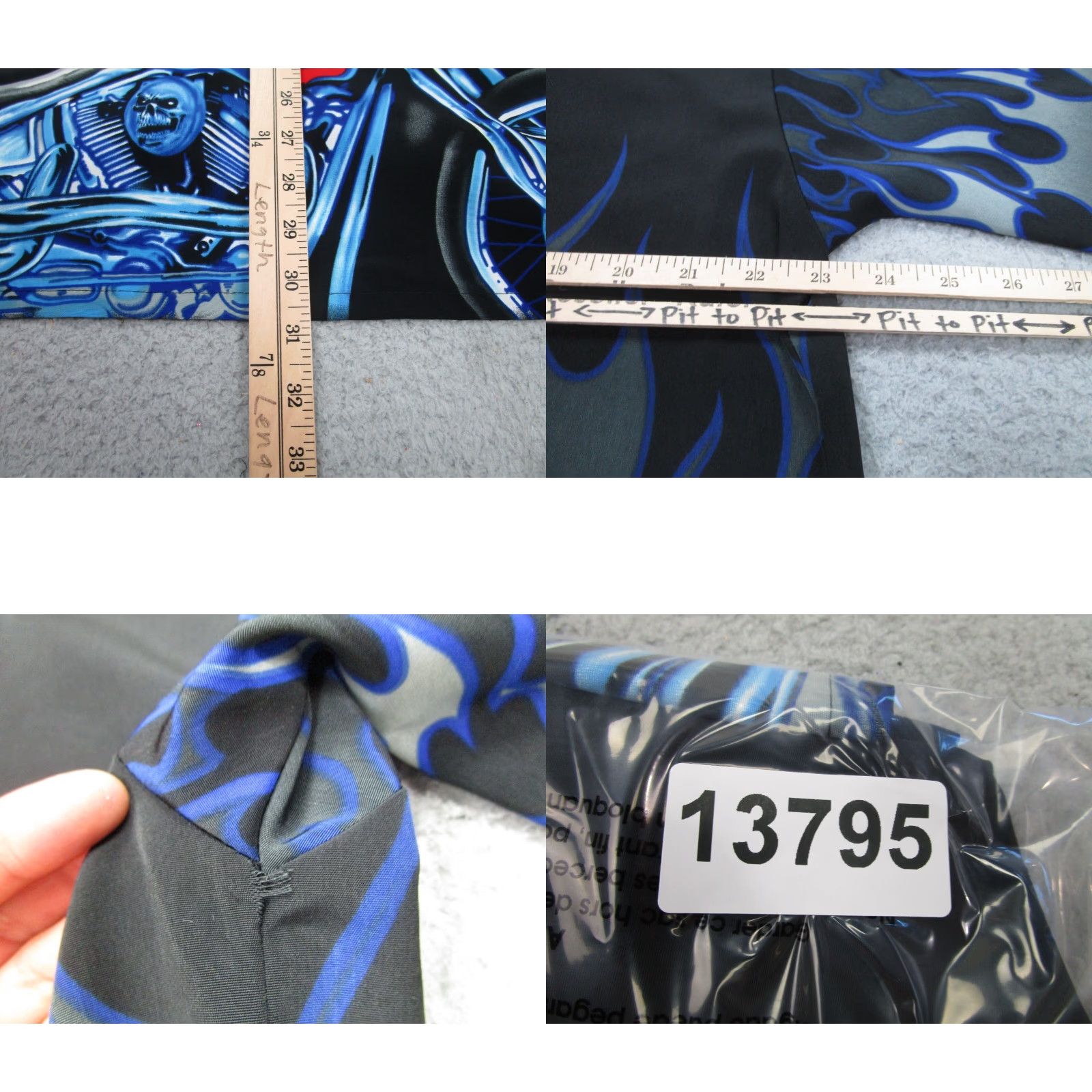 Vintage VINTAGE Dragonfly Shirt Mens L Black Motorcycle Graphic Print Short Sleeve Button-Up Collared Size US L / EU 52-54 / 3 - 8 Thumbnail