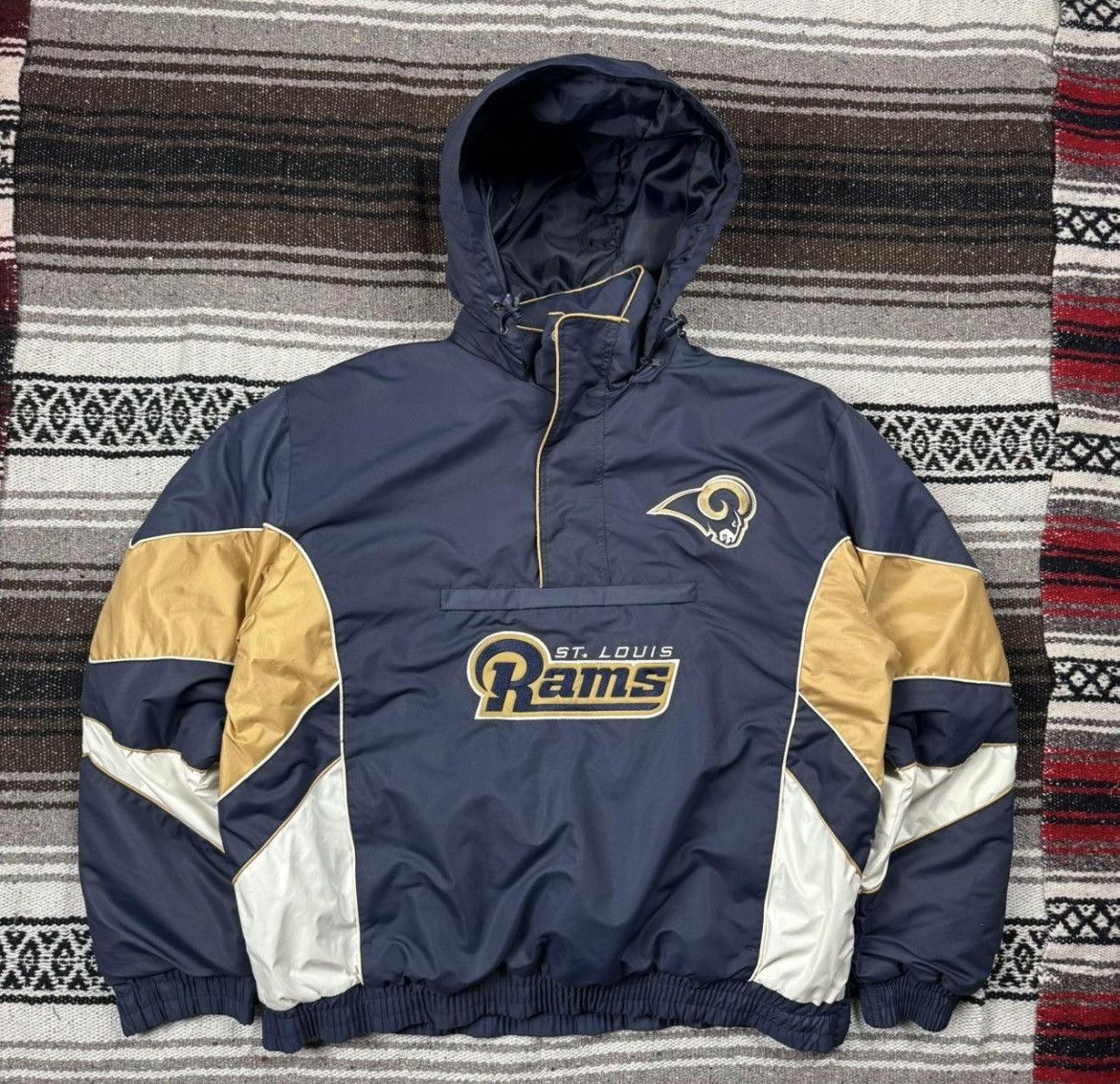 NFL Vintage St Louis Rams puffer jacket Size US M / EU 48-50 / 2 - 1 Thumbnail