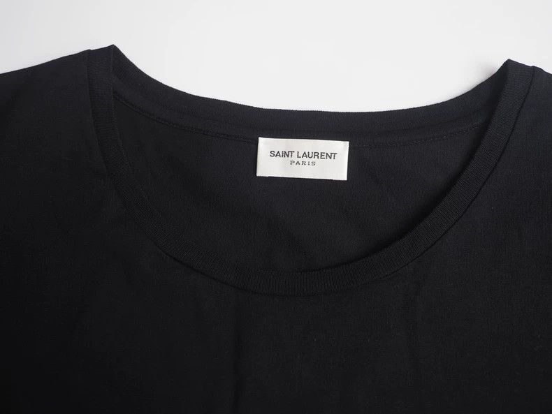 Yves Saint Laurent Saint Laurent Black Bloody Teeth Short Sleeve 2502-Nextarr Size US XS / EU 42 / 0 - 3 Thumbnail