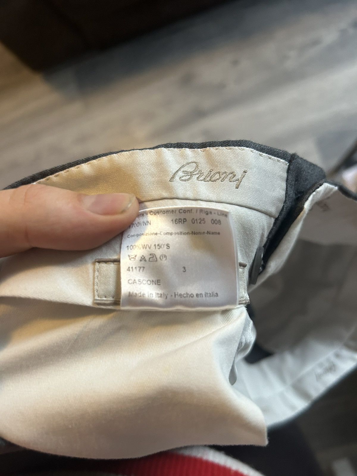 Brioni Super 150’s Virgin Wool Segovia Pants Size US 38 / EU 54 - 15 Thumbnail