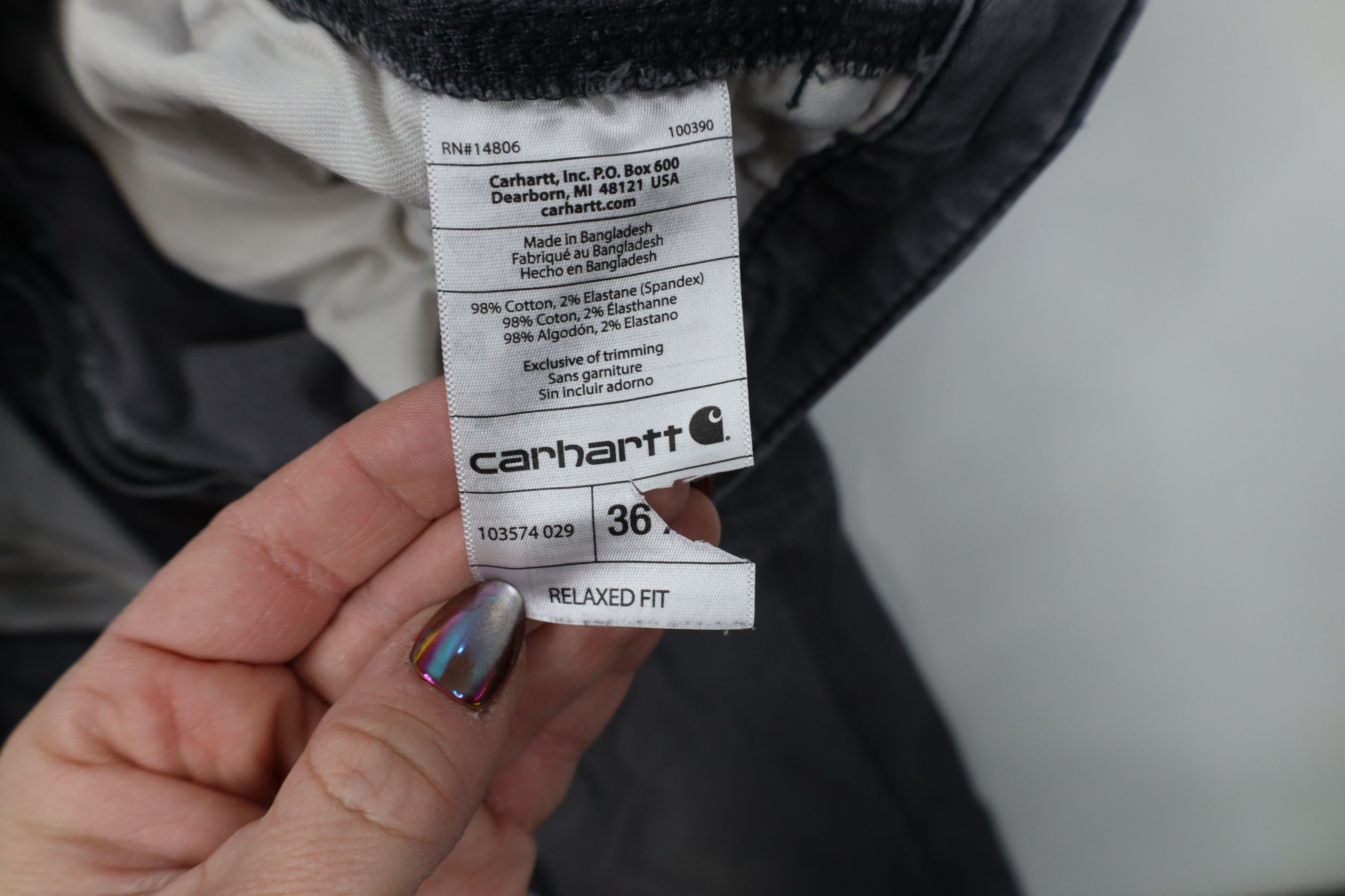 Carhartt Vintage Y2K Carhartt Relaxed Fit Canvas Cargo Pants Gray Size US 36 / EU 52 - 7 Thumbnail