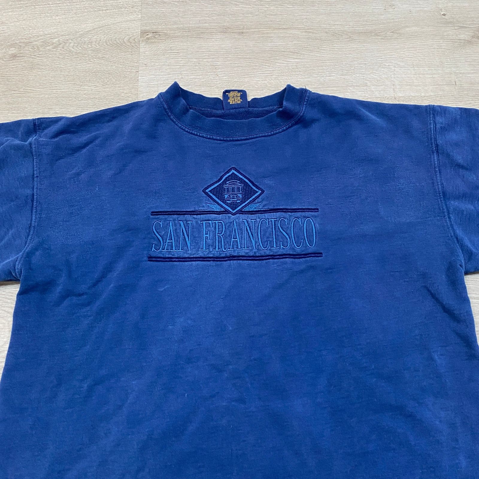 Vintage Rare VTG Gold's Gym San Francisco Crew Sweatshirt Mens Large Size US L / EU 52-54 / 3 - 2 Thumbnail