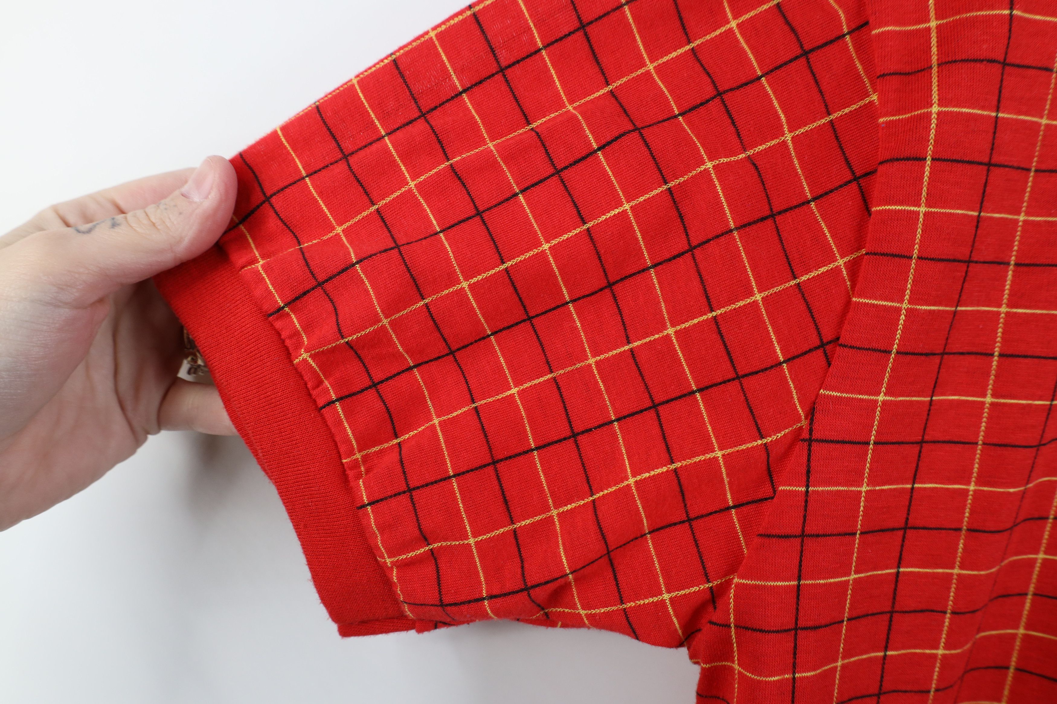 Vintage Vintage 70s Streetwear Collared Golf Polo Shirt Plaid USA Size US XL / EU 56 / 4 - 8 Thumbnail