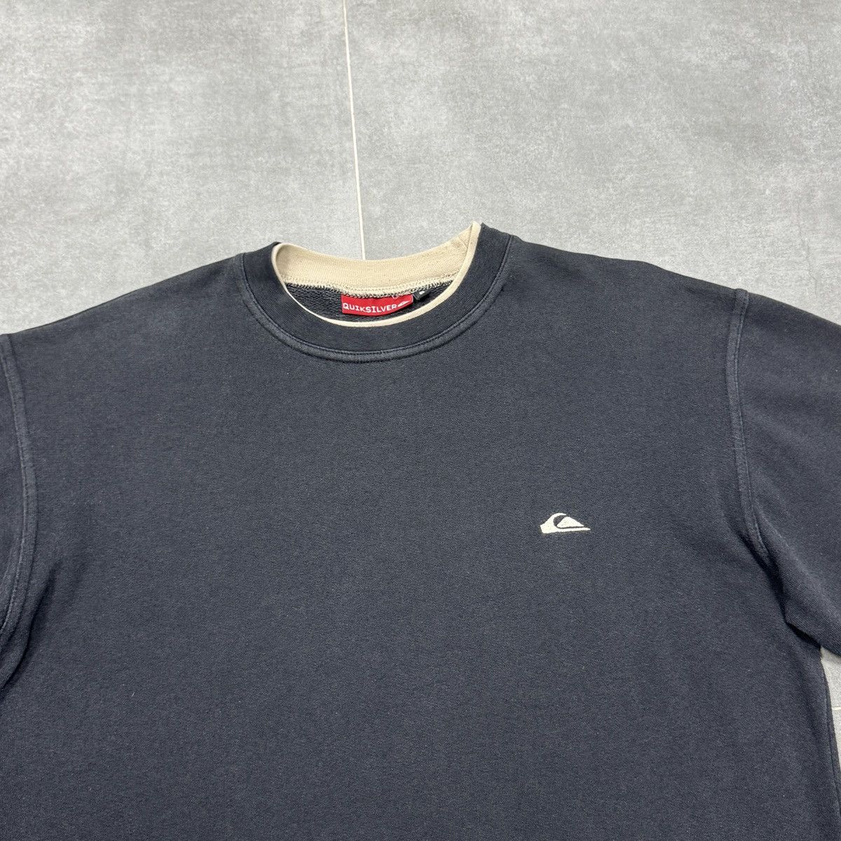 Quiksilver × Vintage Vintage Quiksilver Velour Logo Sweatshirt Size S Size US S / EU 44-46 / 1 - 10 Thumbnail